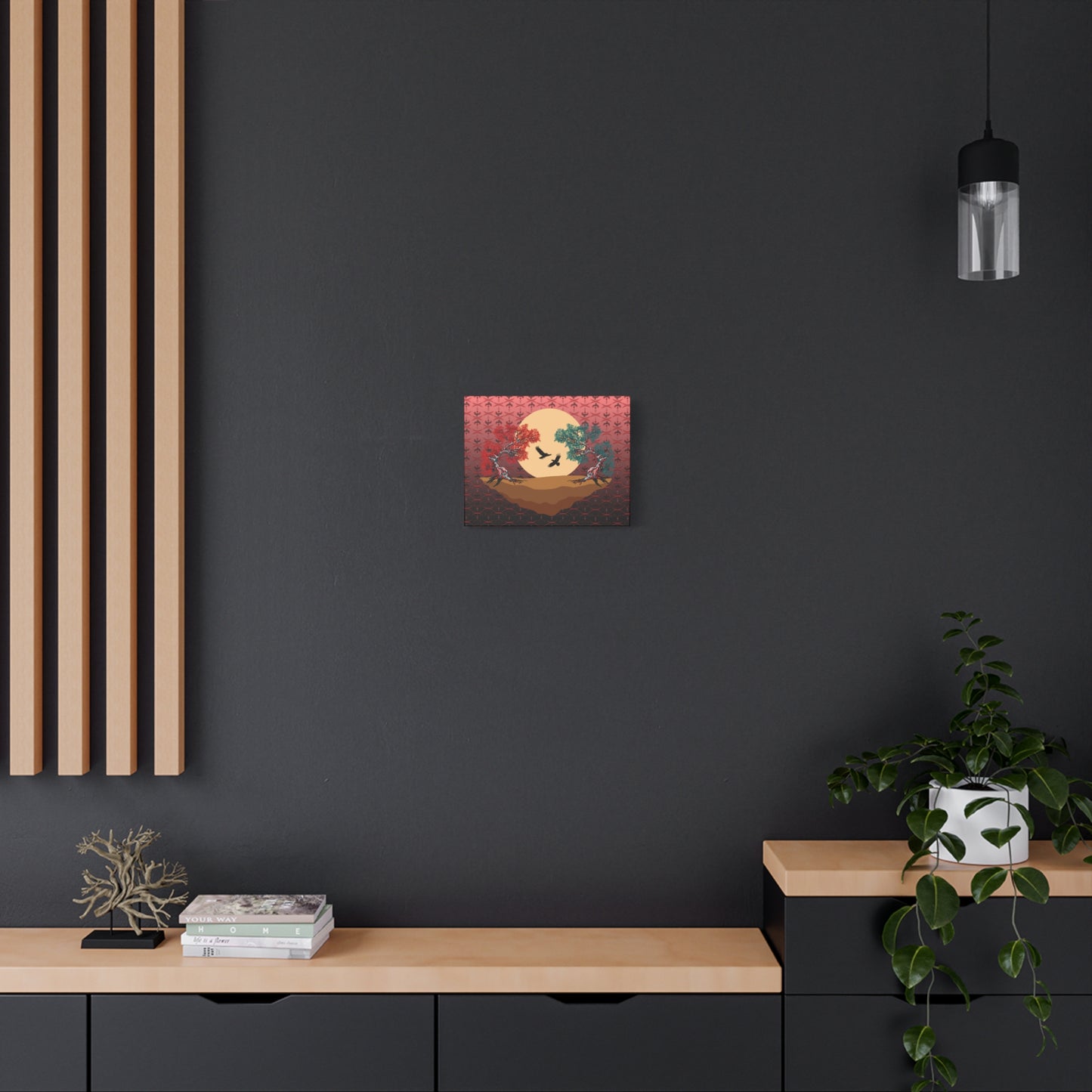 Raven Treescape Canvas