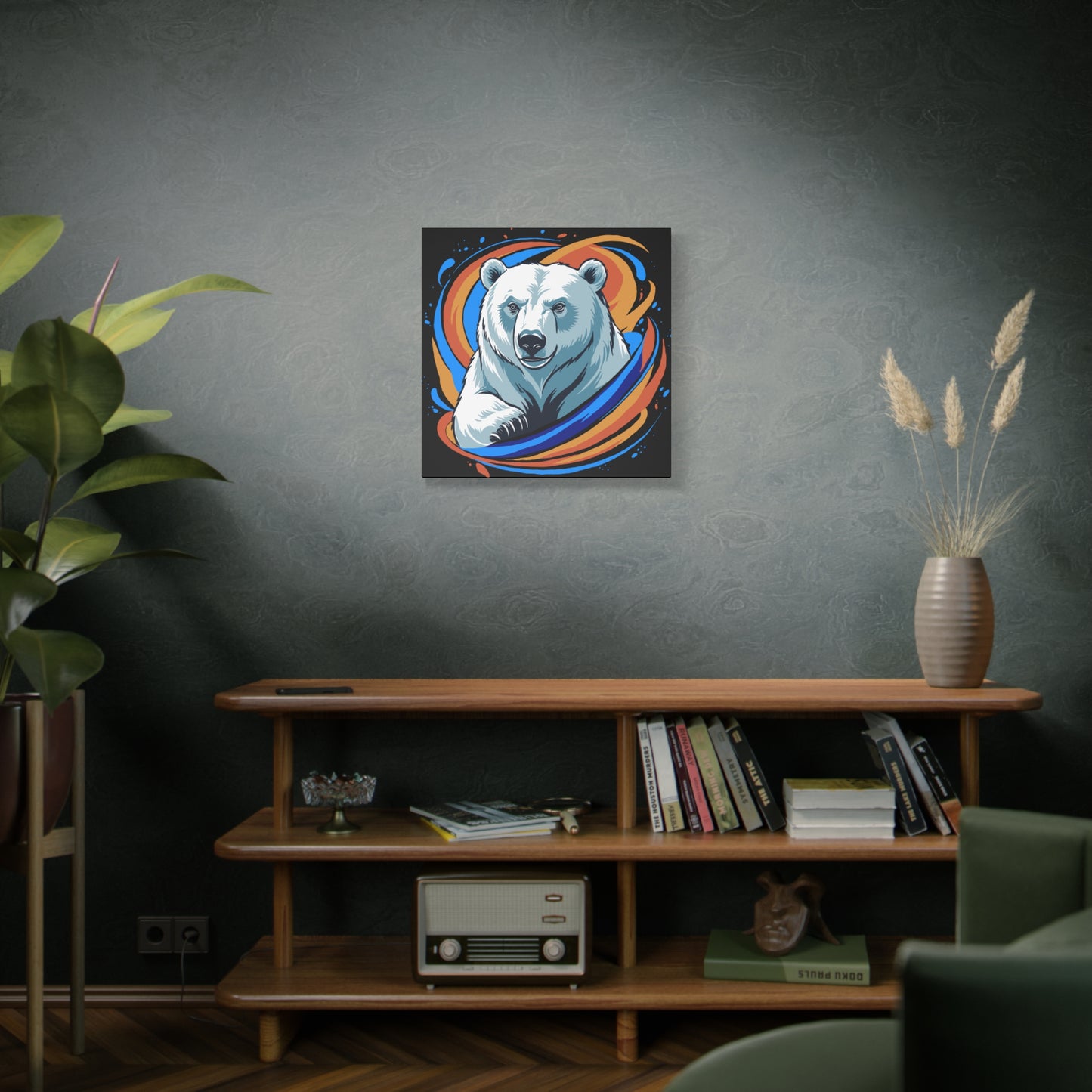 Strength Polar Bear Canvas