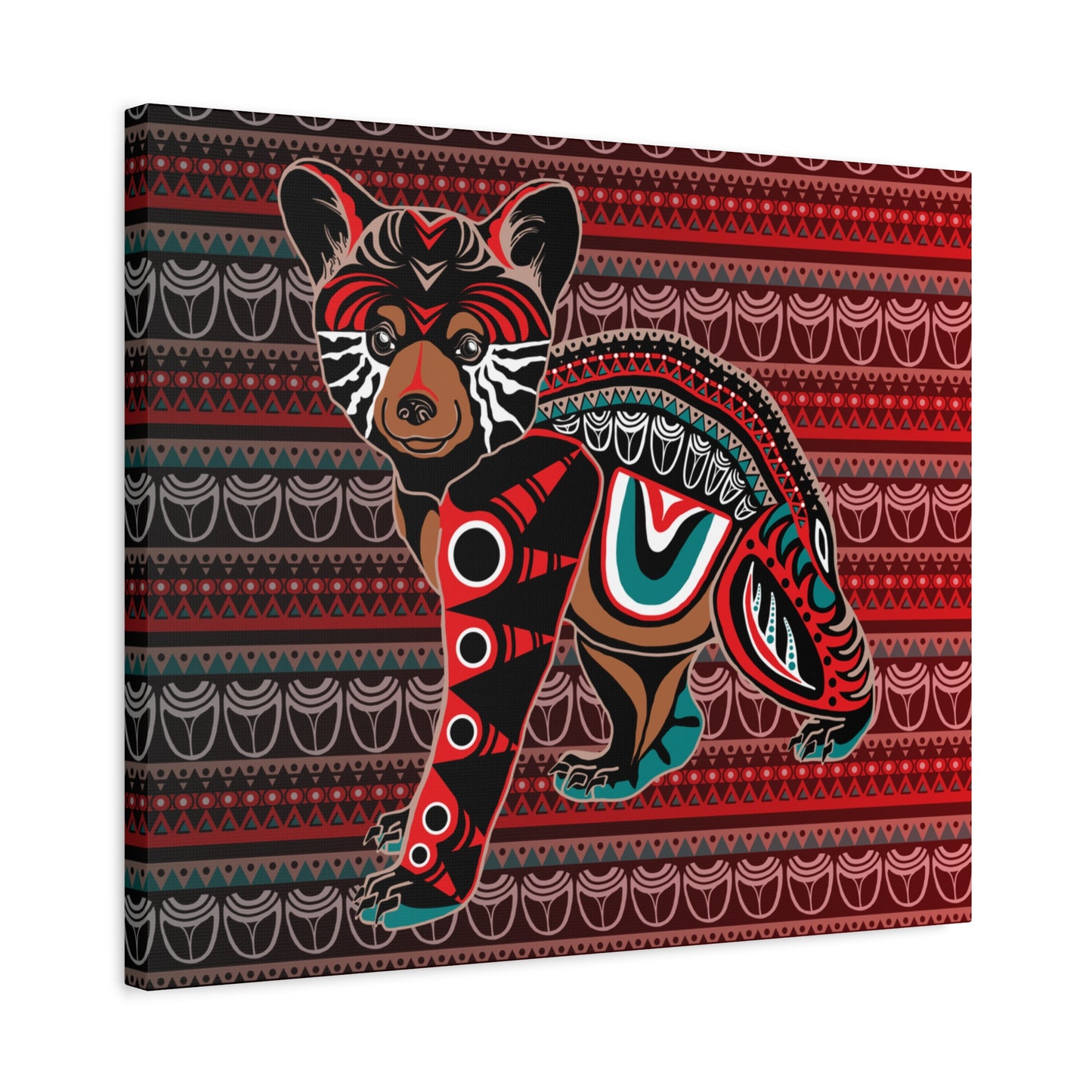 Black Bear Cub Canvas