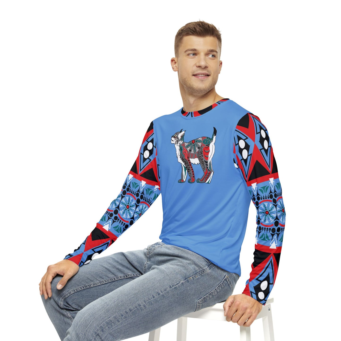 Gray Lynx Kitten Long-Sleeve