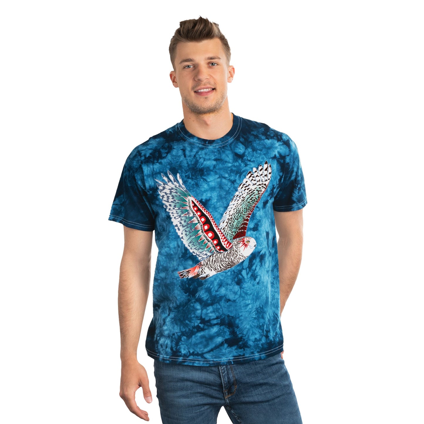 Snowy Owl Tie-Dye Tee