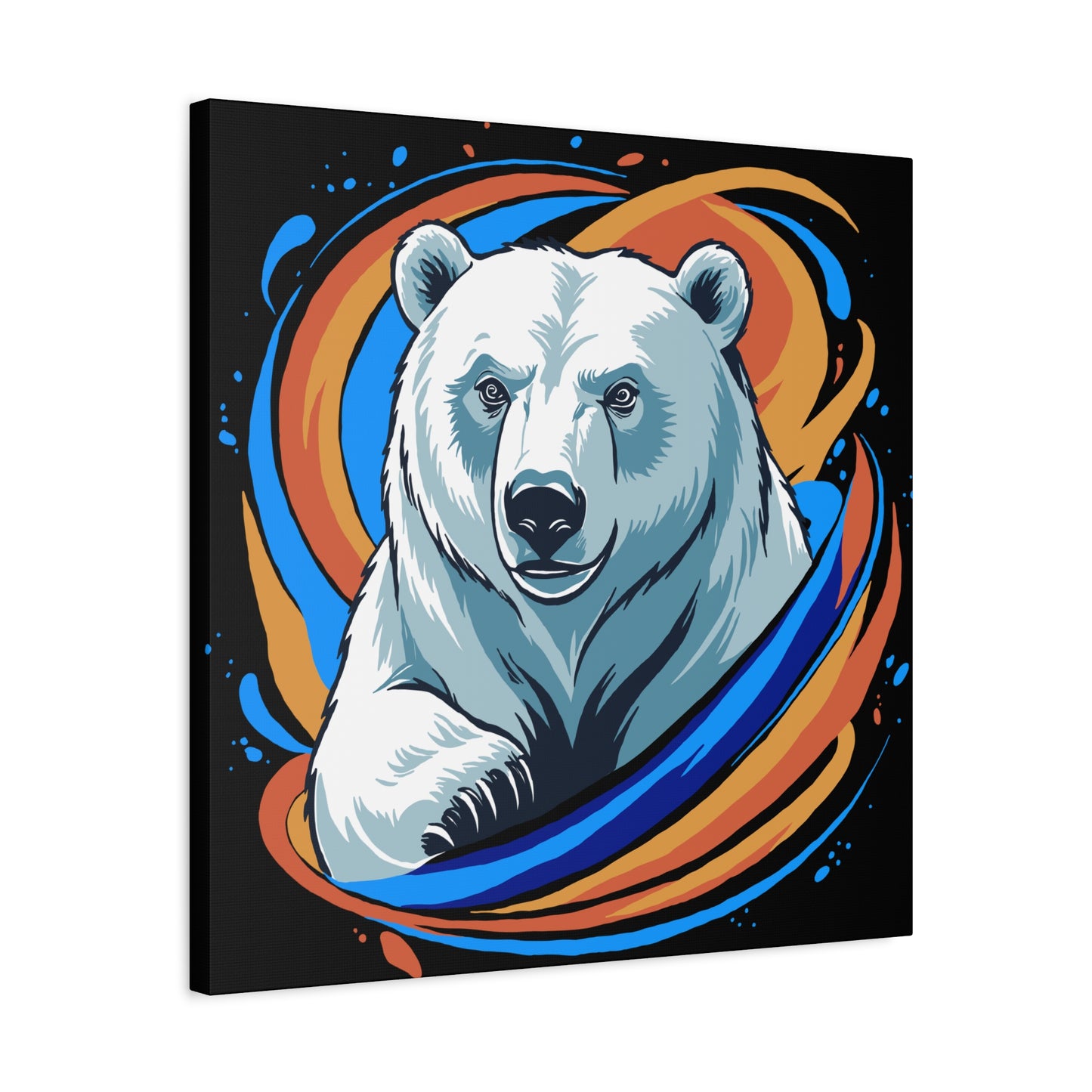 Strength Polar Bear Canvas