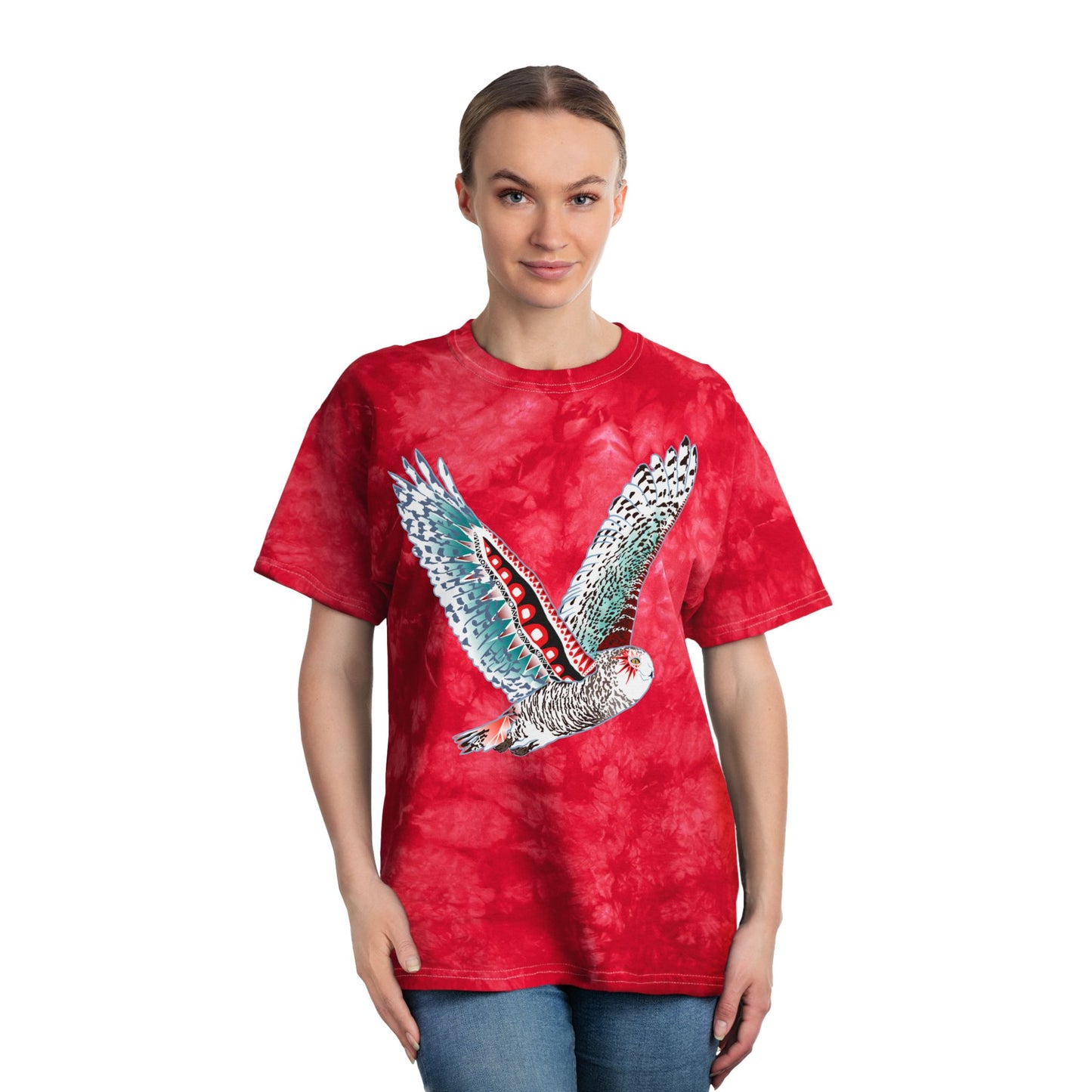 Snowy Owl Tie-Dye Tee
