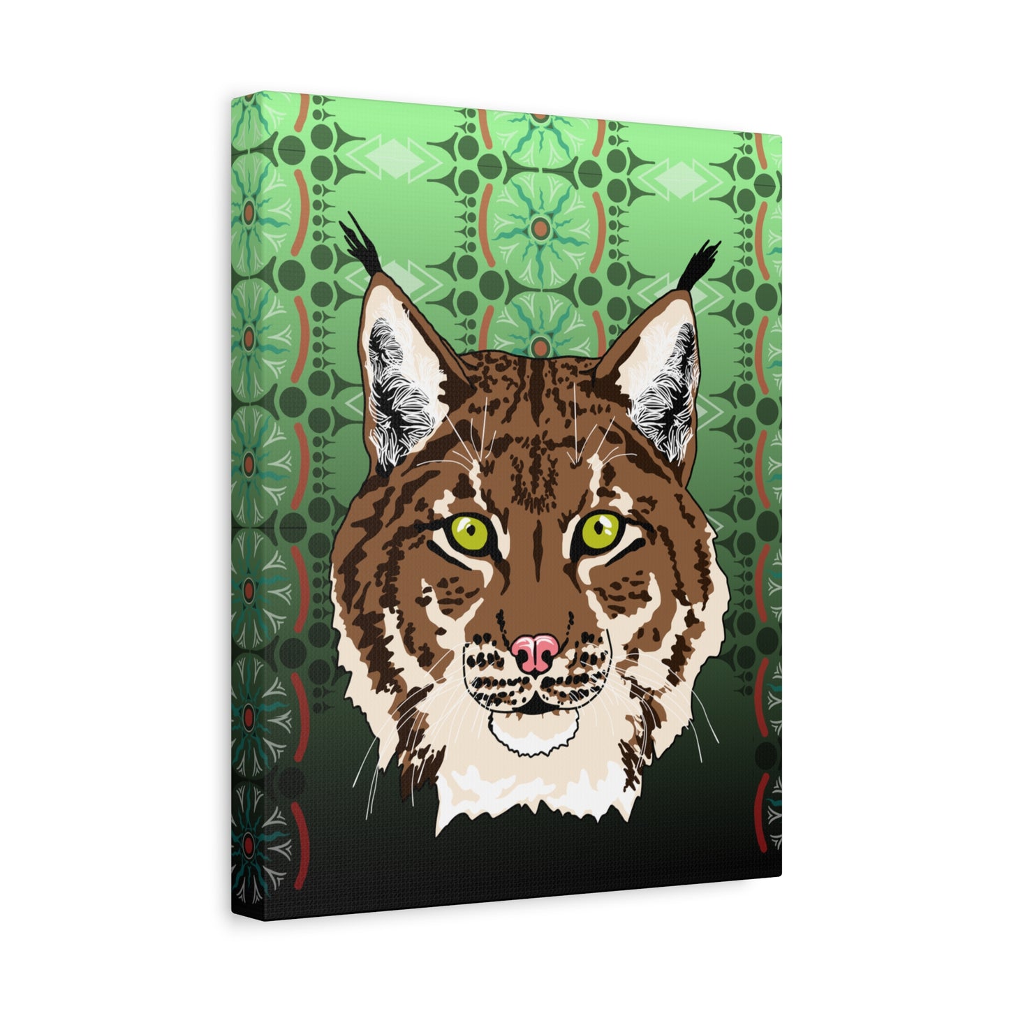 Lynx Portrait (tan) Canvas