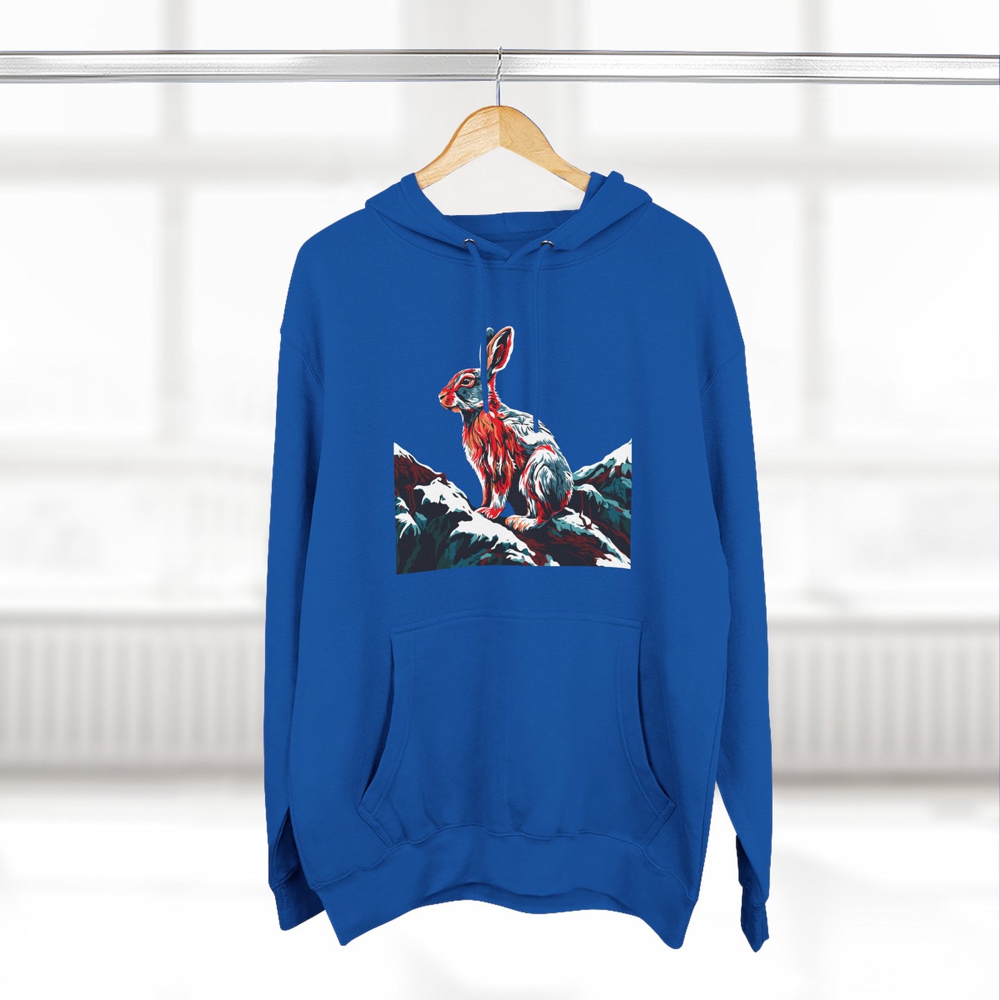 Snowshoe Hare Icon - Fleece Hoodie