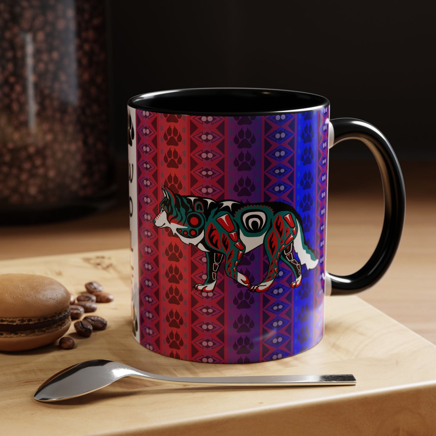 Walking Wolf Mug
