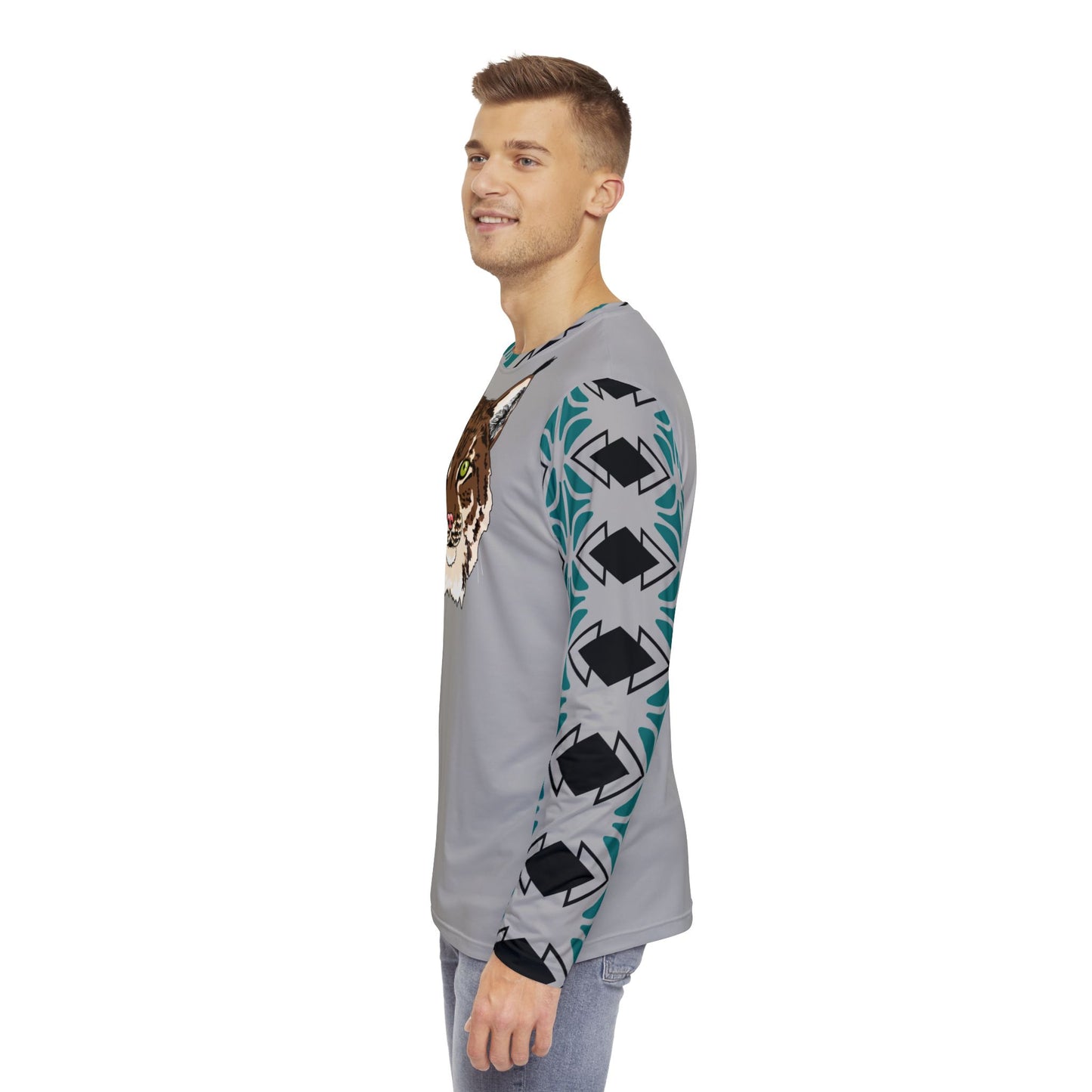 Tan Lynx Face Long-Sleeve