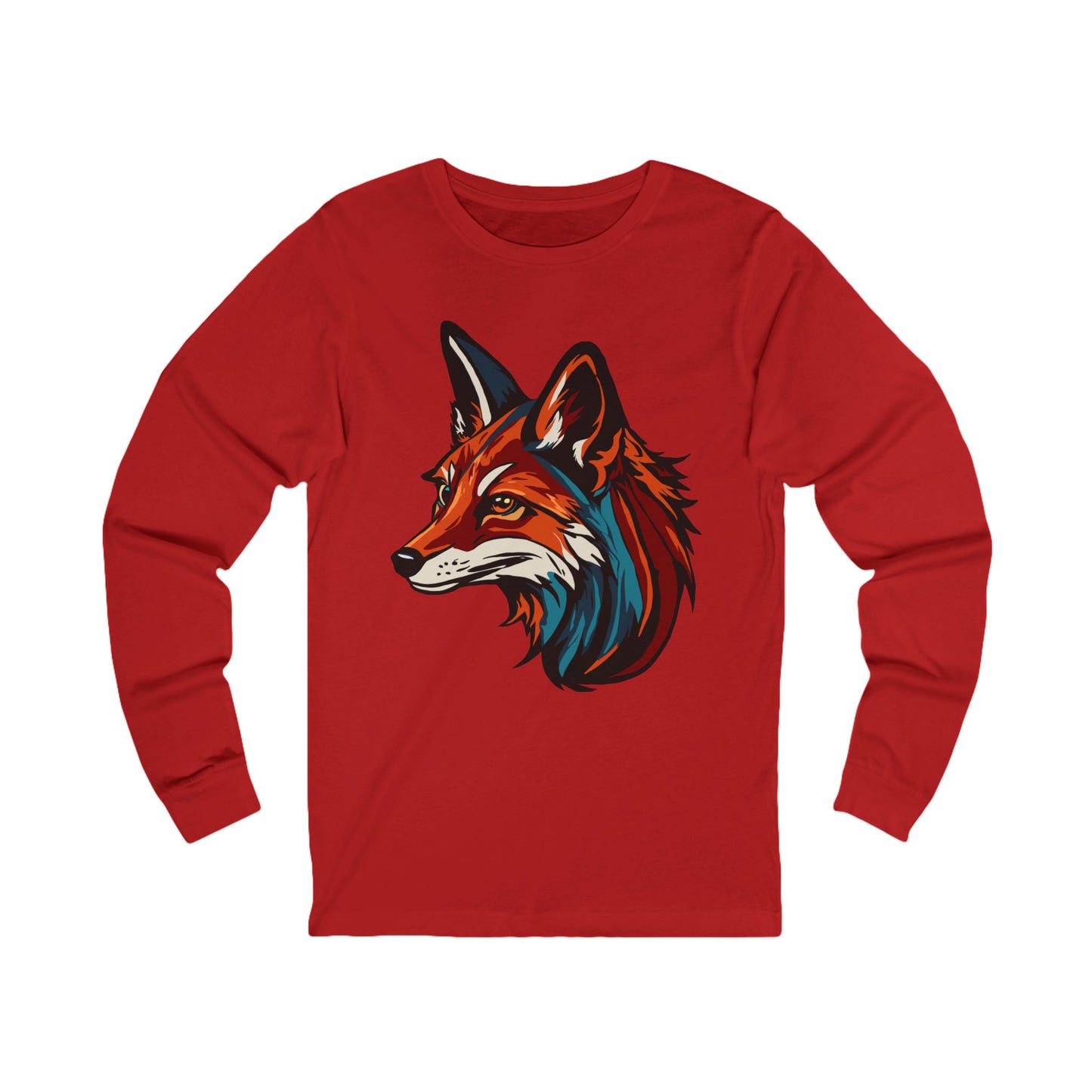 Red Fox Icon - Long-Sleeve Tee
