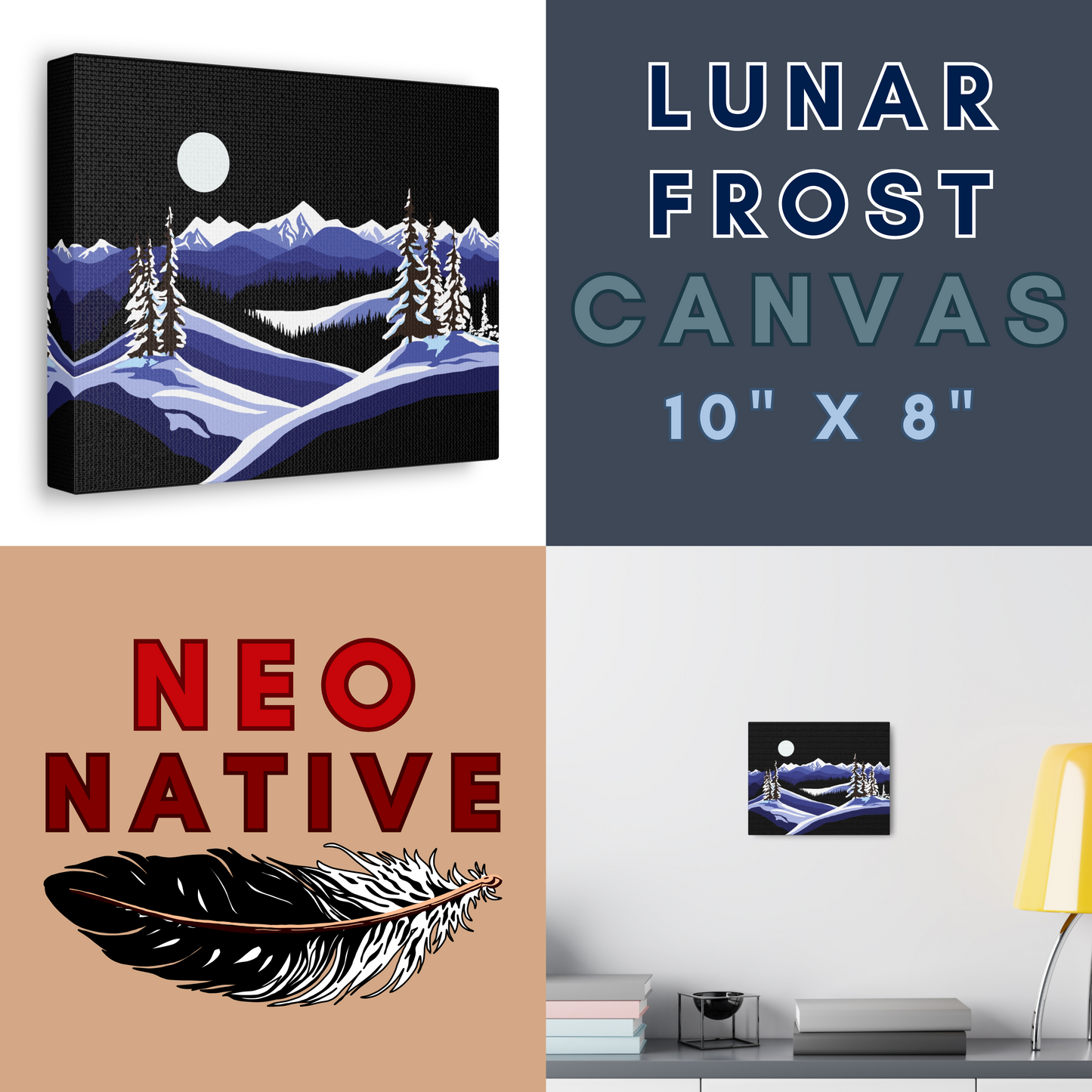 Lunar Frost Canvas