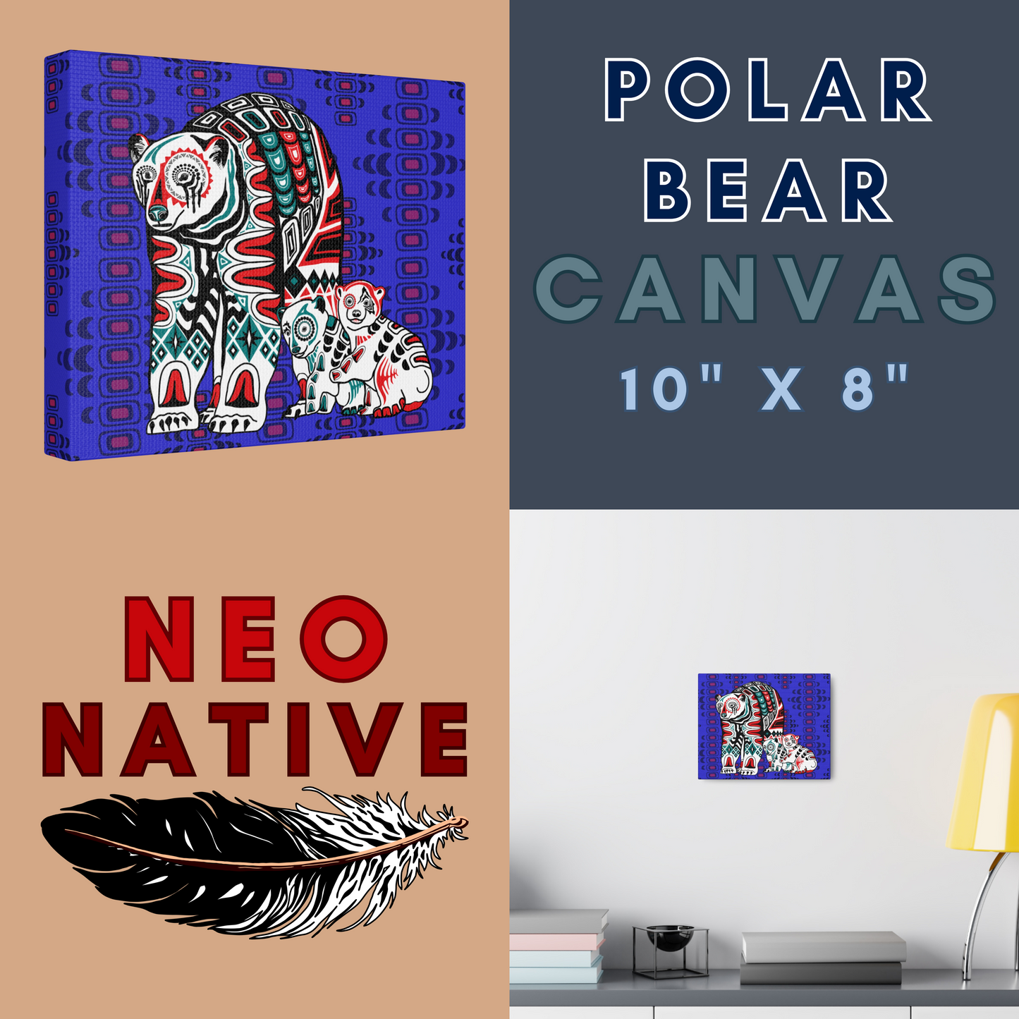 Polar Bear Canvas