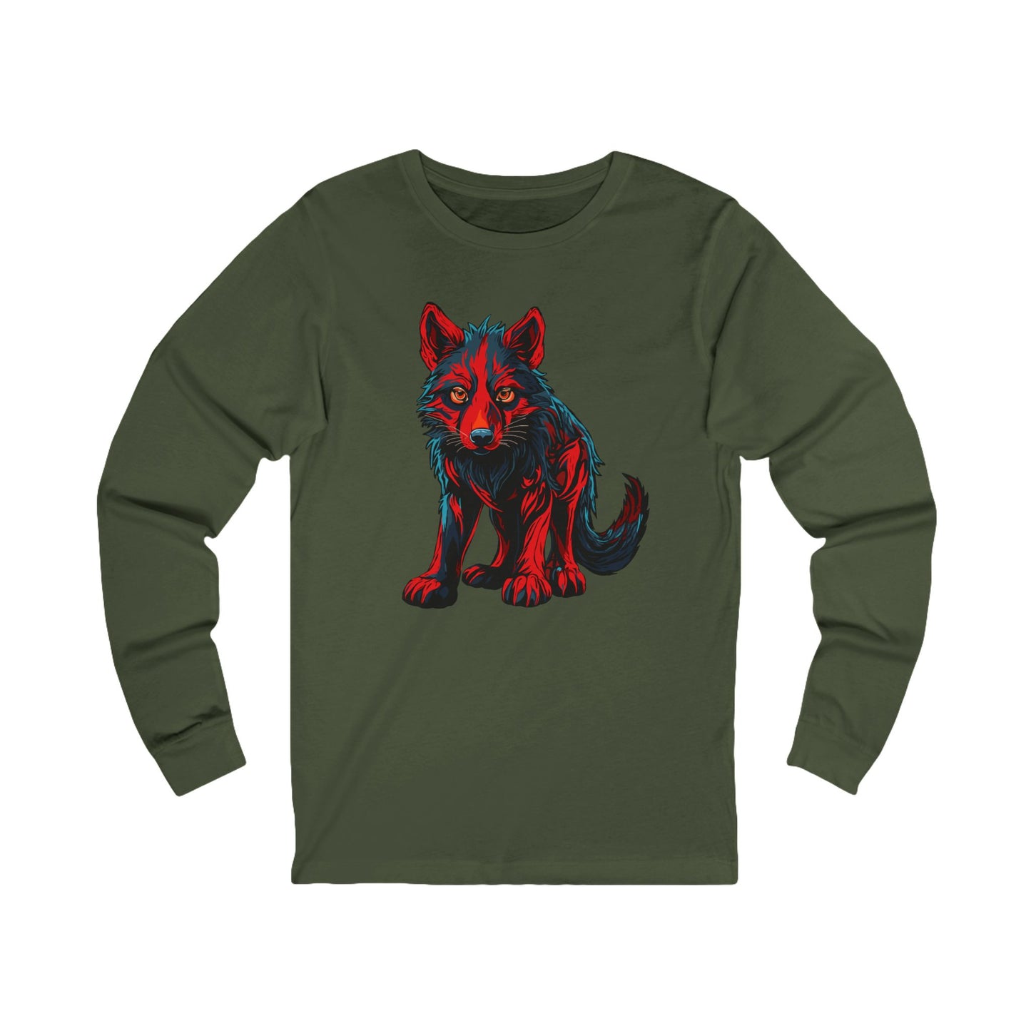 Wolf Pup Icon - Long-Sleeve Tee