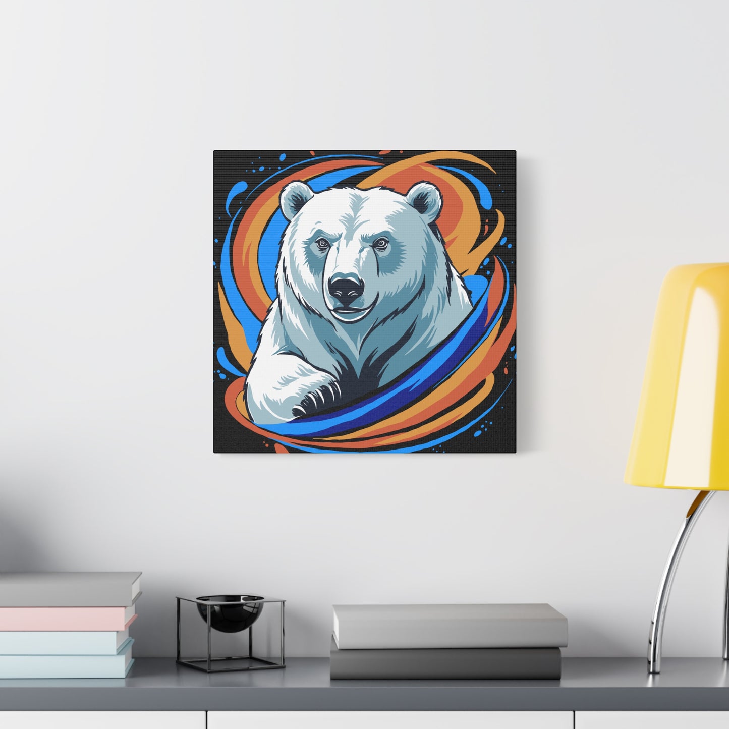 Strength Polar Bear Canvas