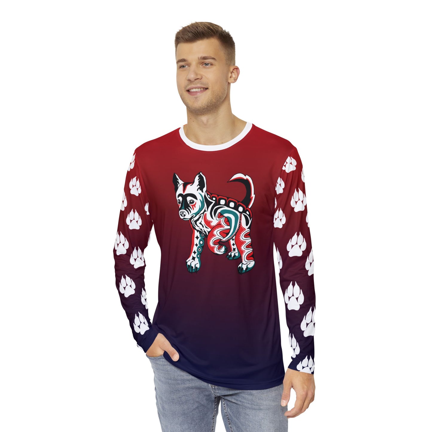 White Wolf Pup Long-Sleeve