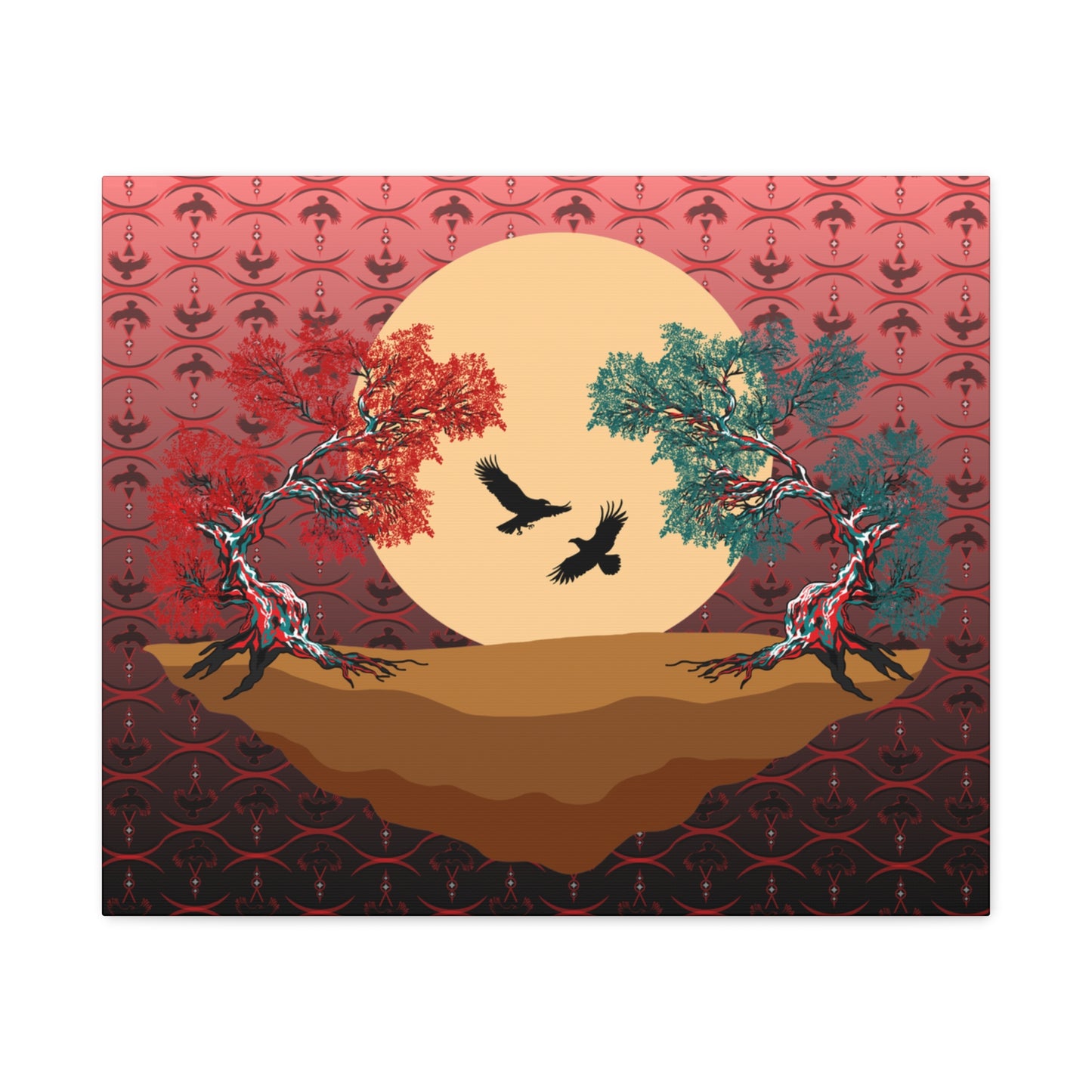 Raven Treescape Canvas