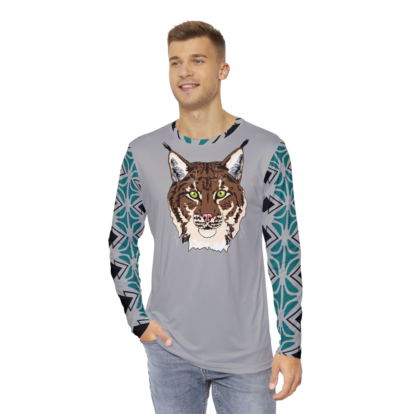 Tan Lynx Face Long-Sleeve