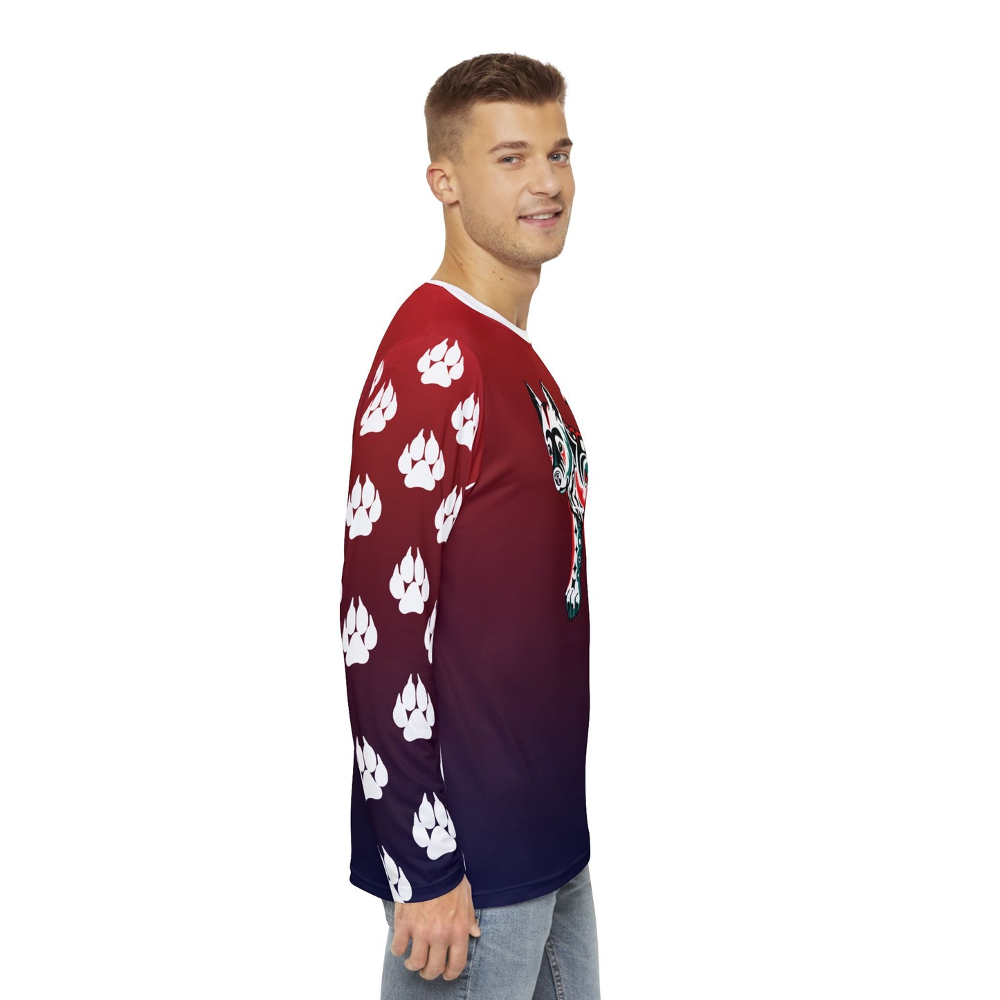 White Wolf Pup Long-Sleeve