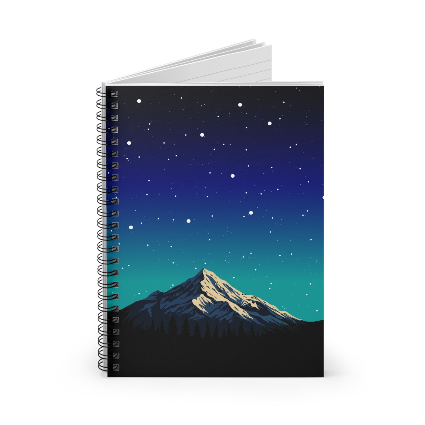 Twilight Peaks Spiral Notebook
