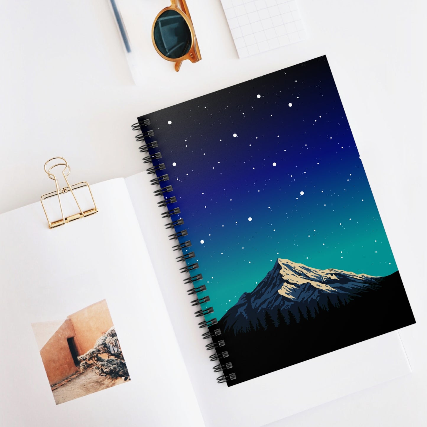 Twilight Peaks Spiral Notebook