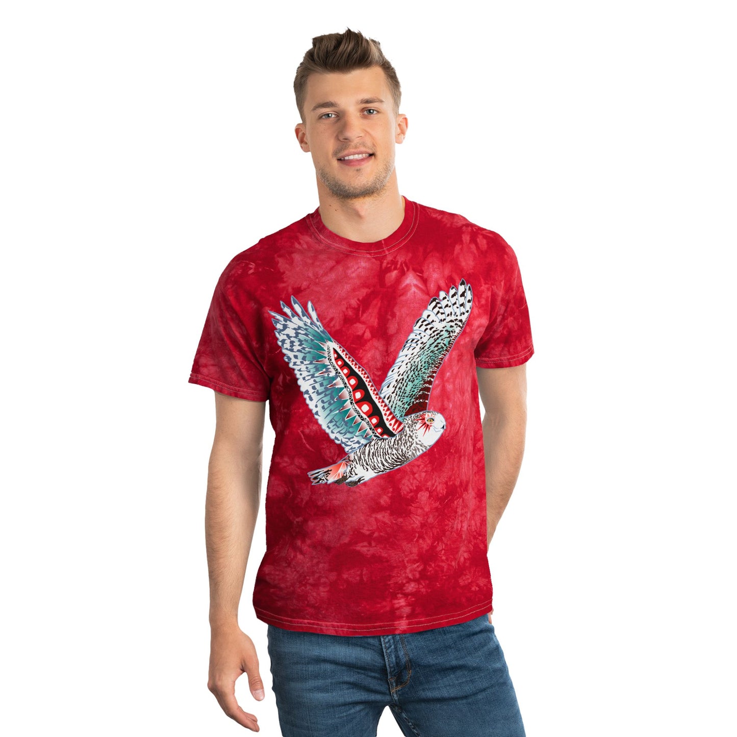 Snowy Owl Tie-Dye Tee