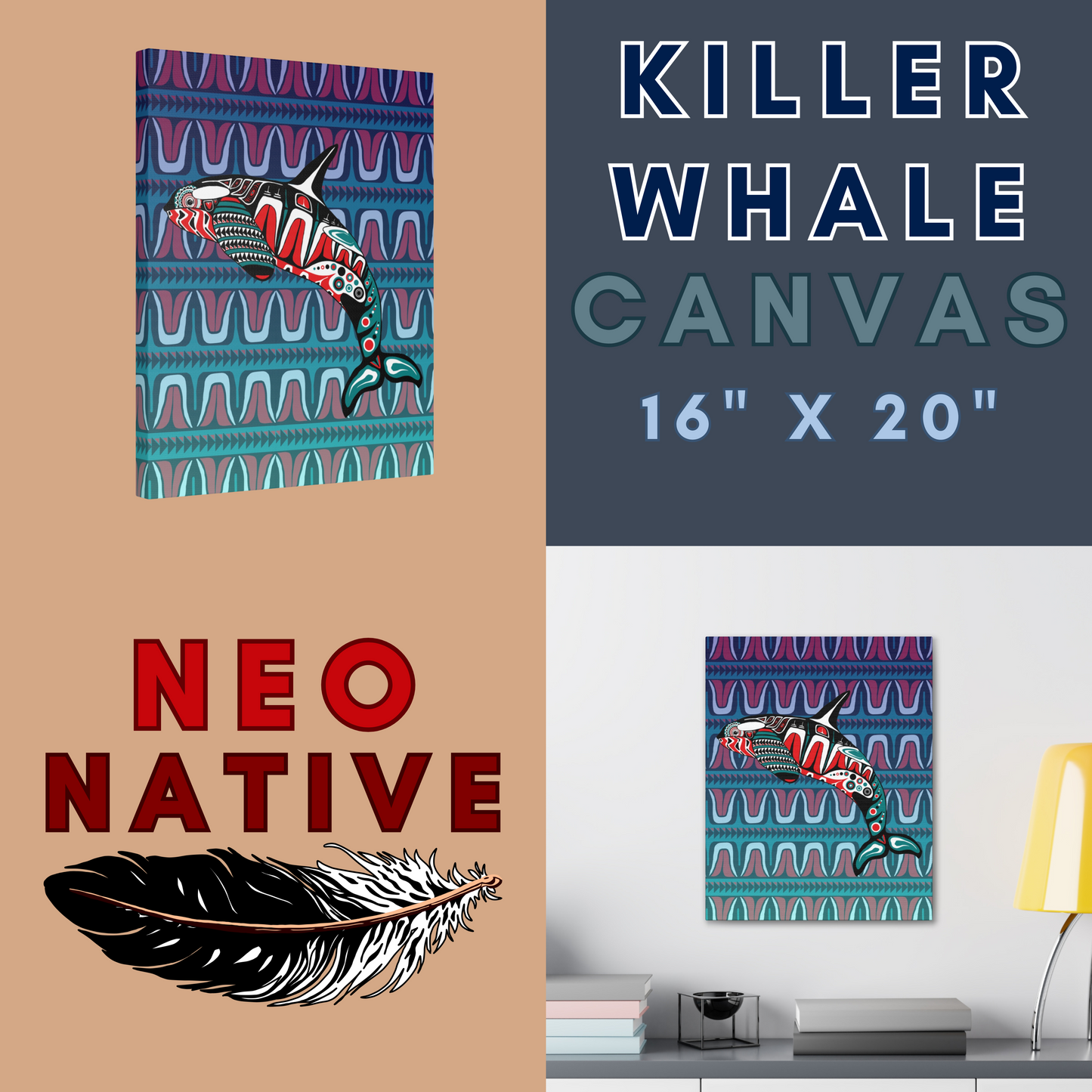 Killer Whale Canvas