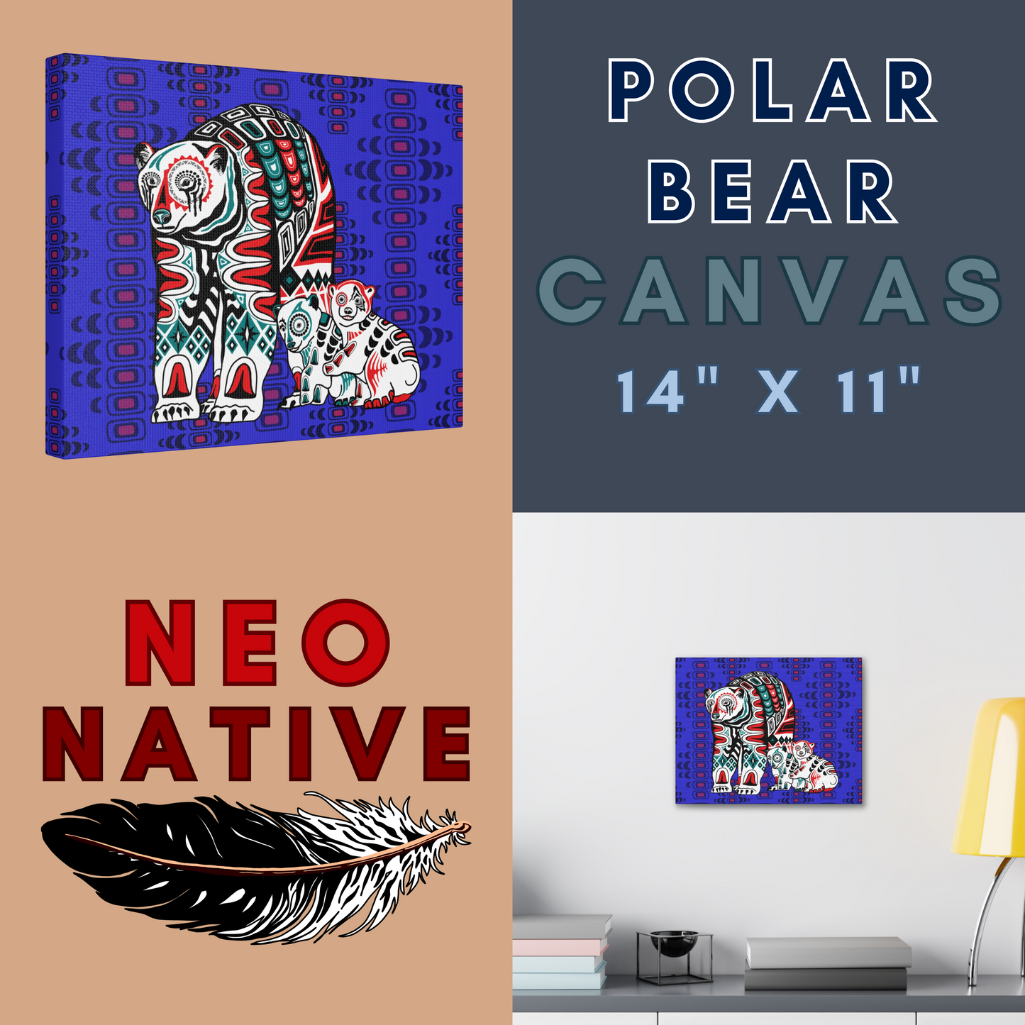 Polar Bear Canvas