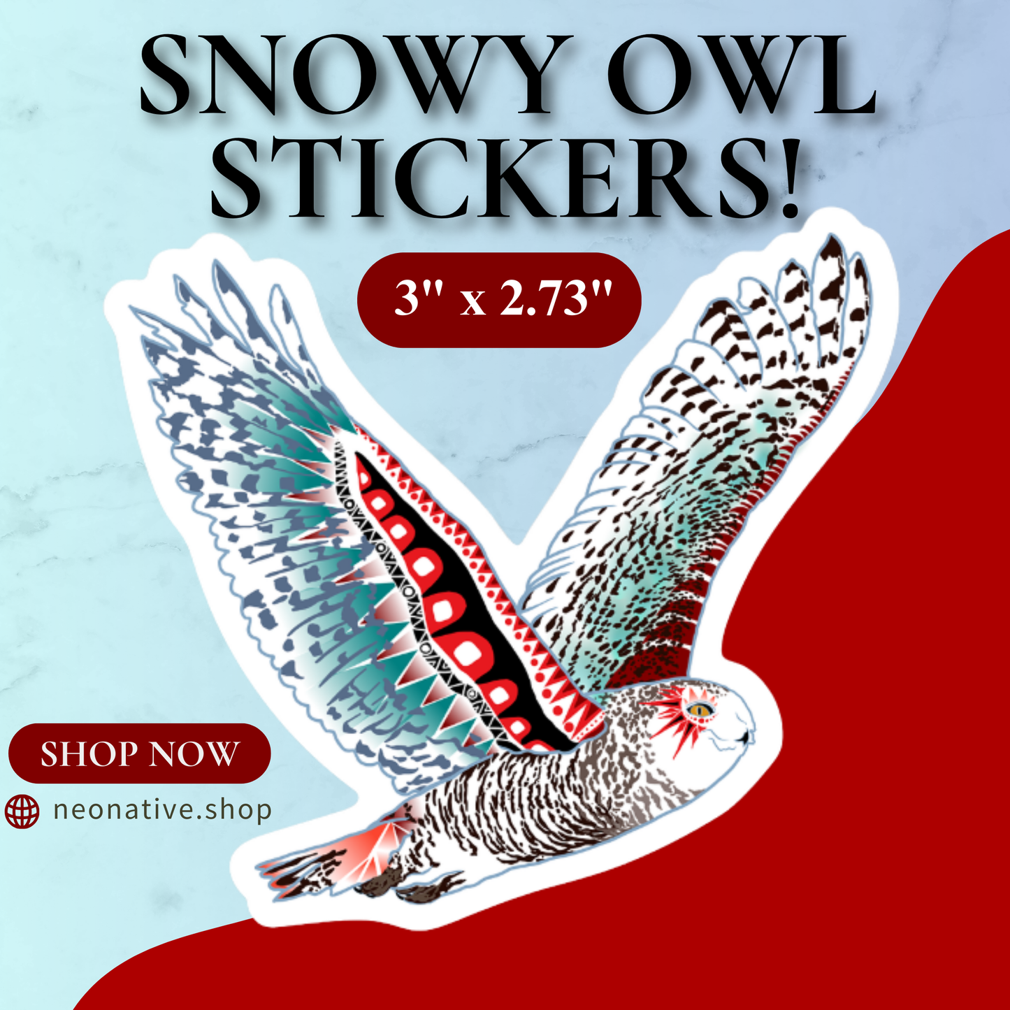 Snowy Owl Sticker