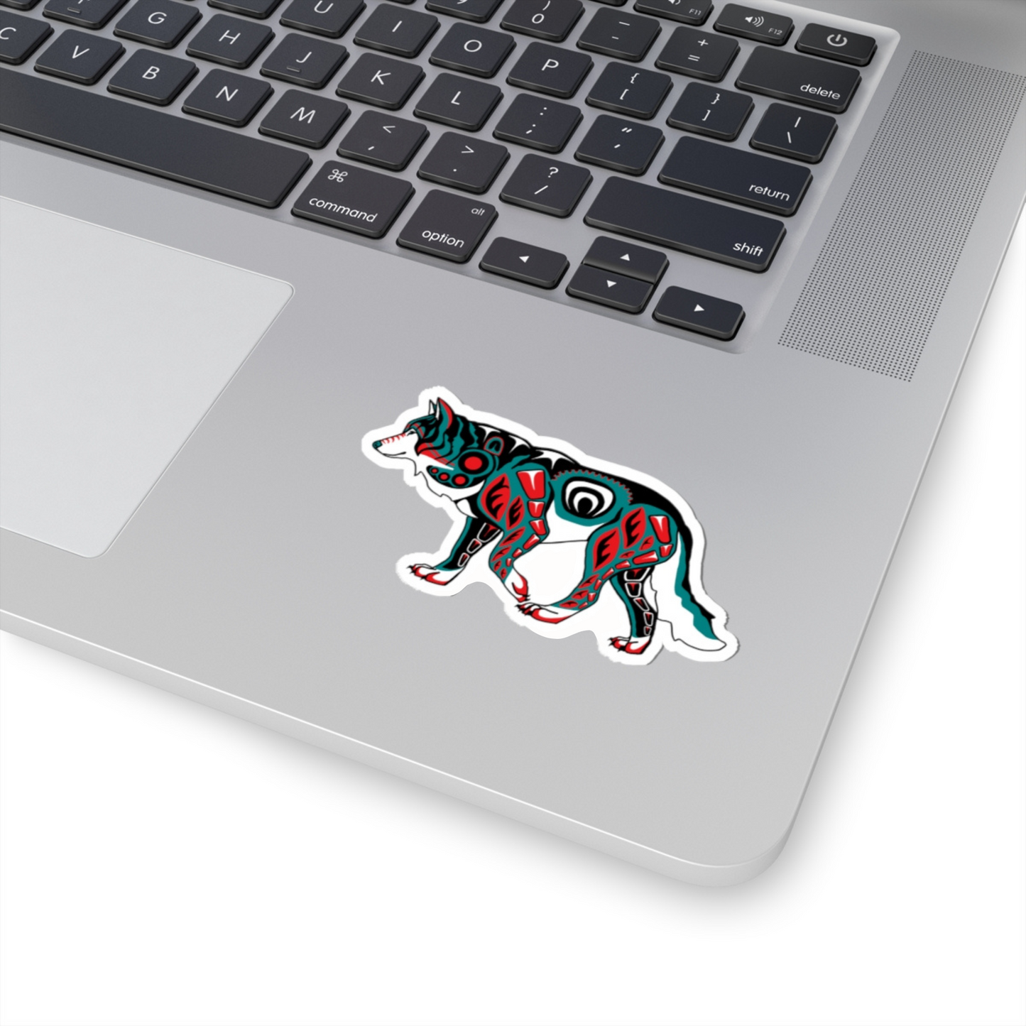 Walking Wolf Sticker