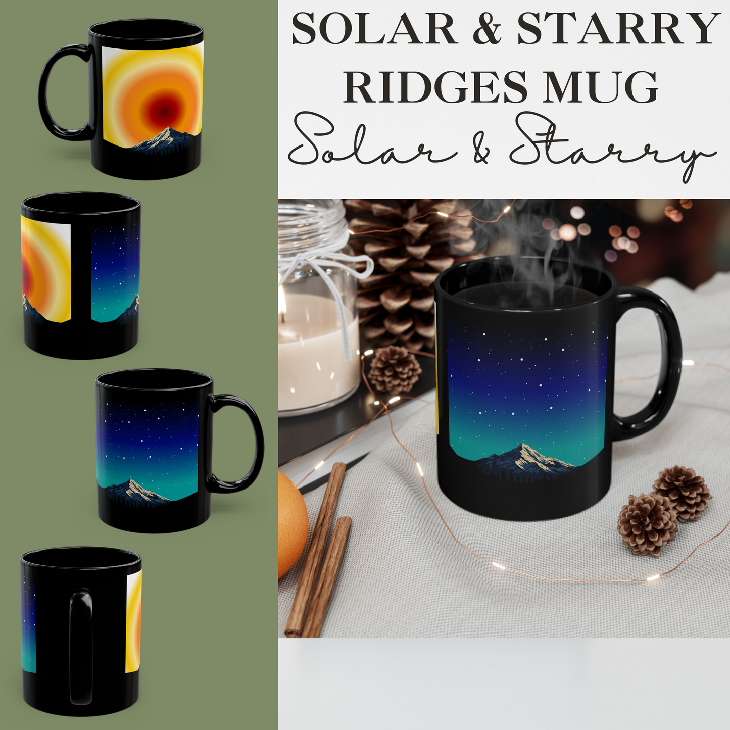 Solar & Starry Ridges Mug