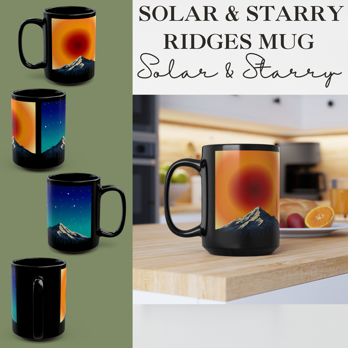 Solar & Starry Ridges Mug