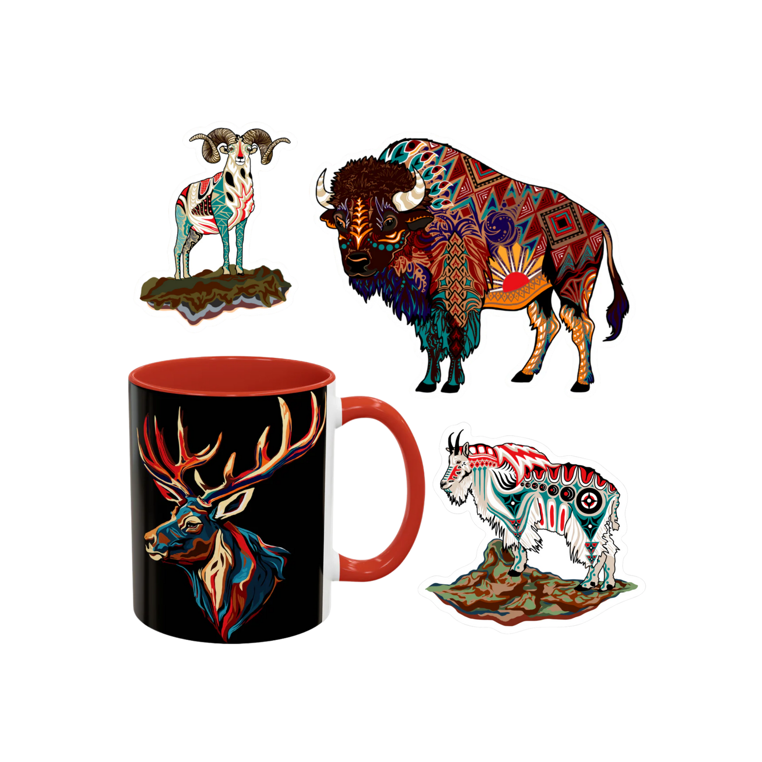 Antlers and Horns - Stickers and More