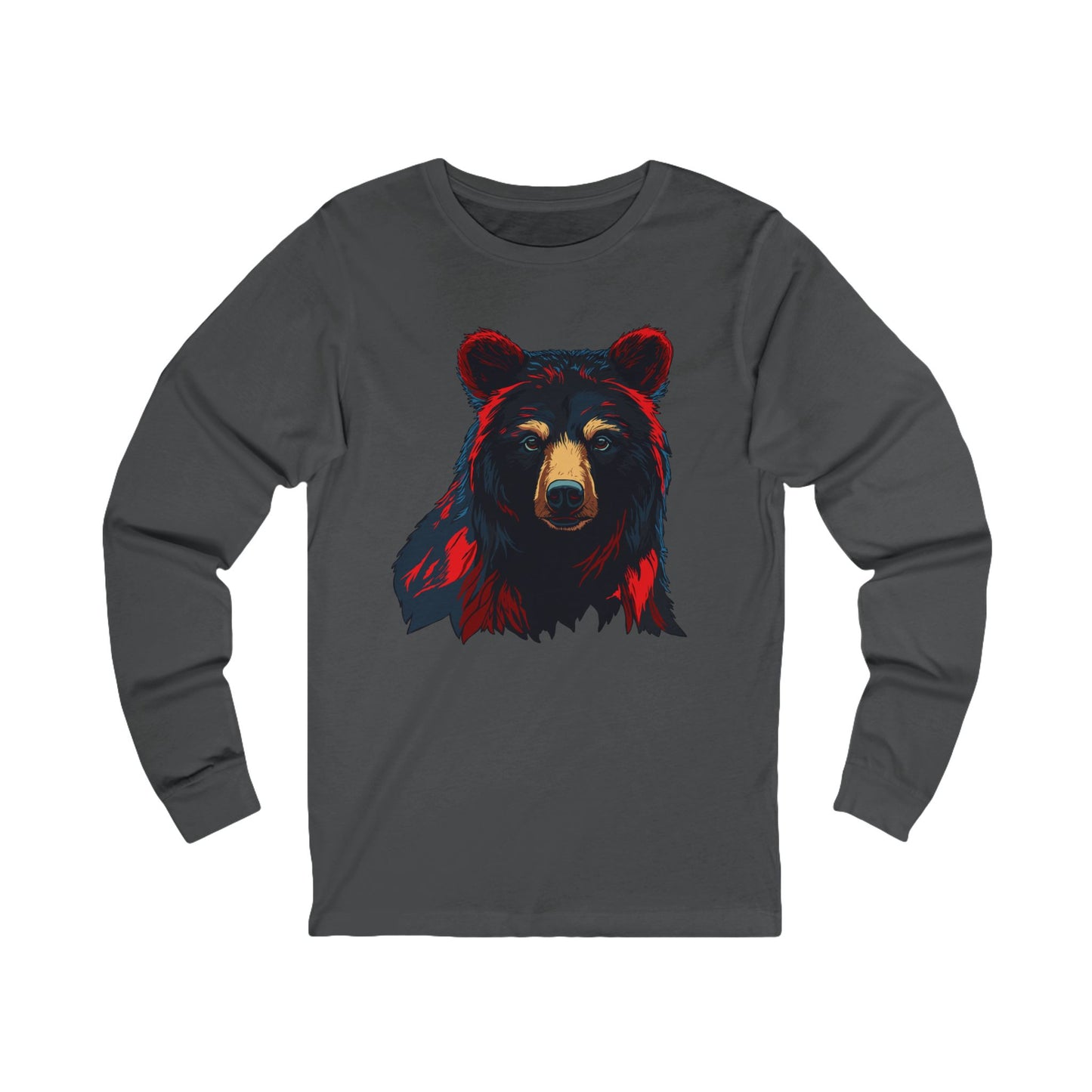 Black Bear Icon - Long-Sleeve Tee