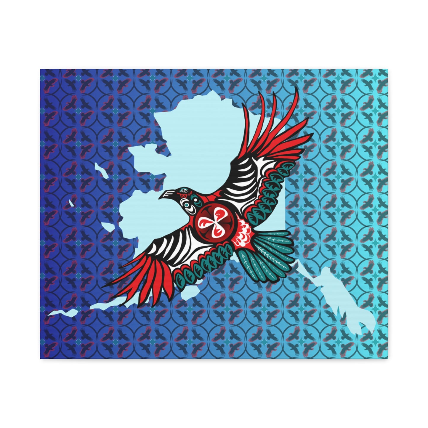 Flying Raven Canvas