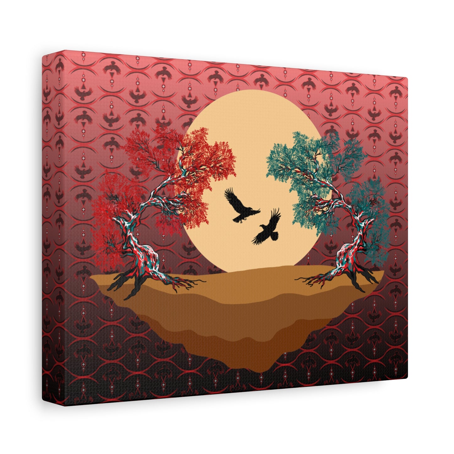 Raven Treescape Canvas