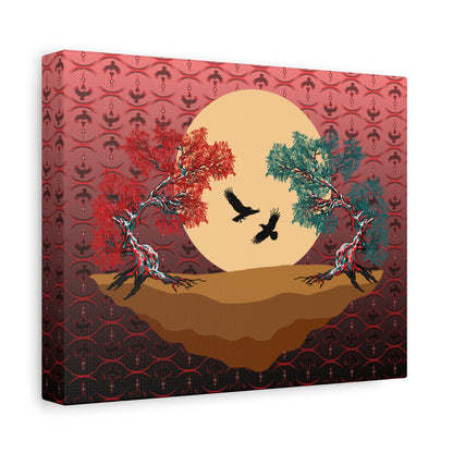 Raven Treescape Canvas