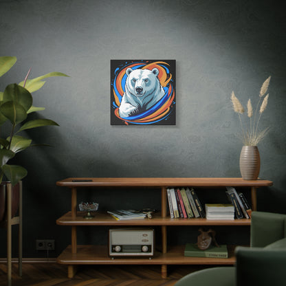 Strength Polar Bear Canvas