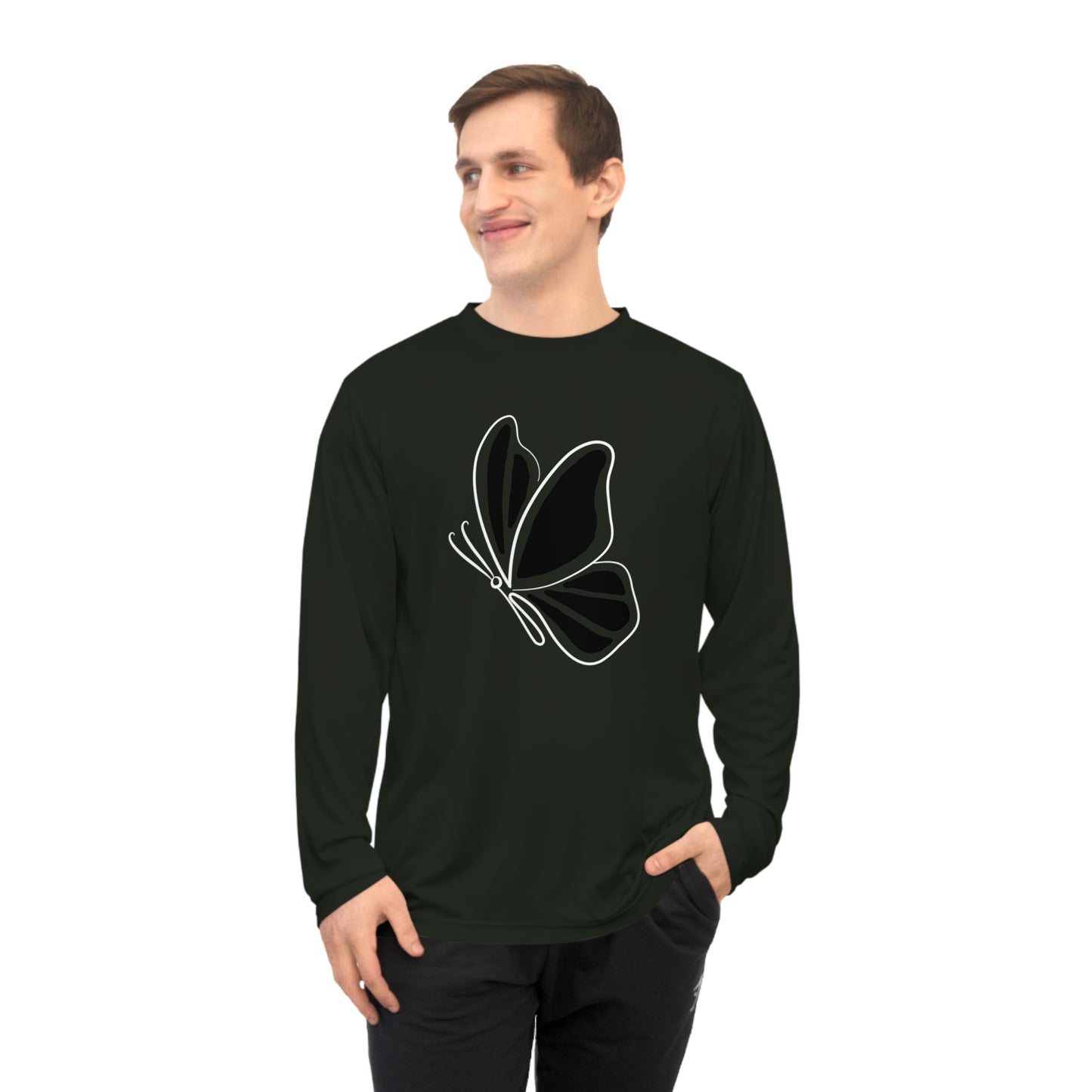 Butterfly Silhouette Long-Sleeve (Performance)
