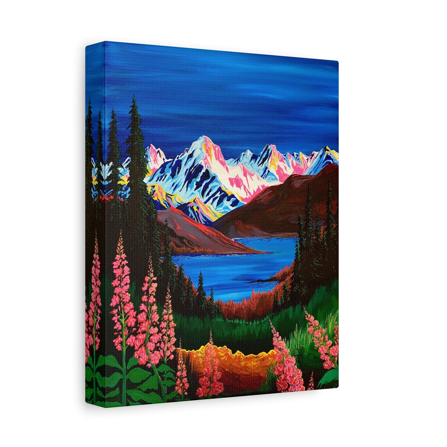 Alpine Fireweed Canvas