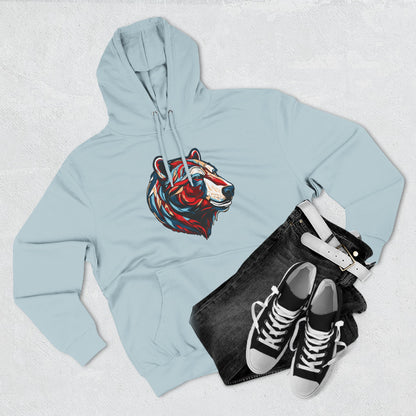 Polar Bear Icon - Fleece Hoodie