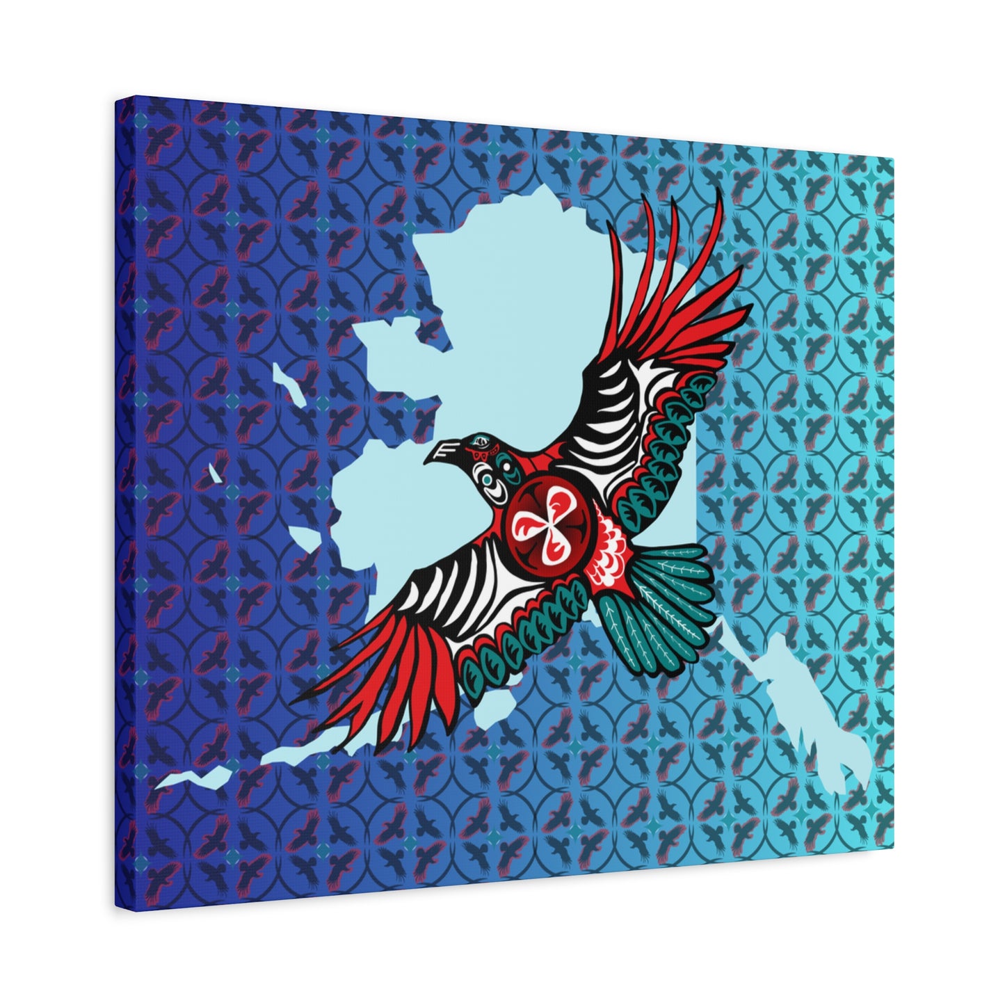 Flying Raven Canvas