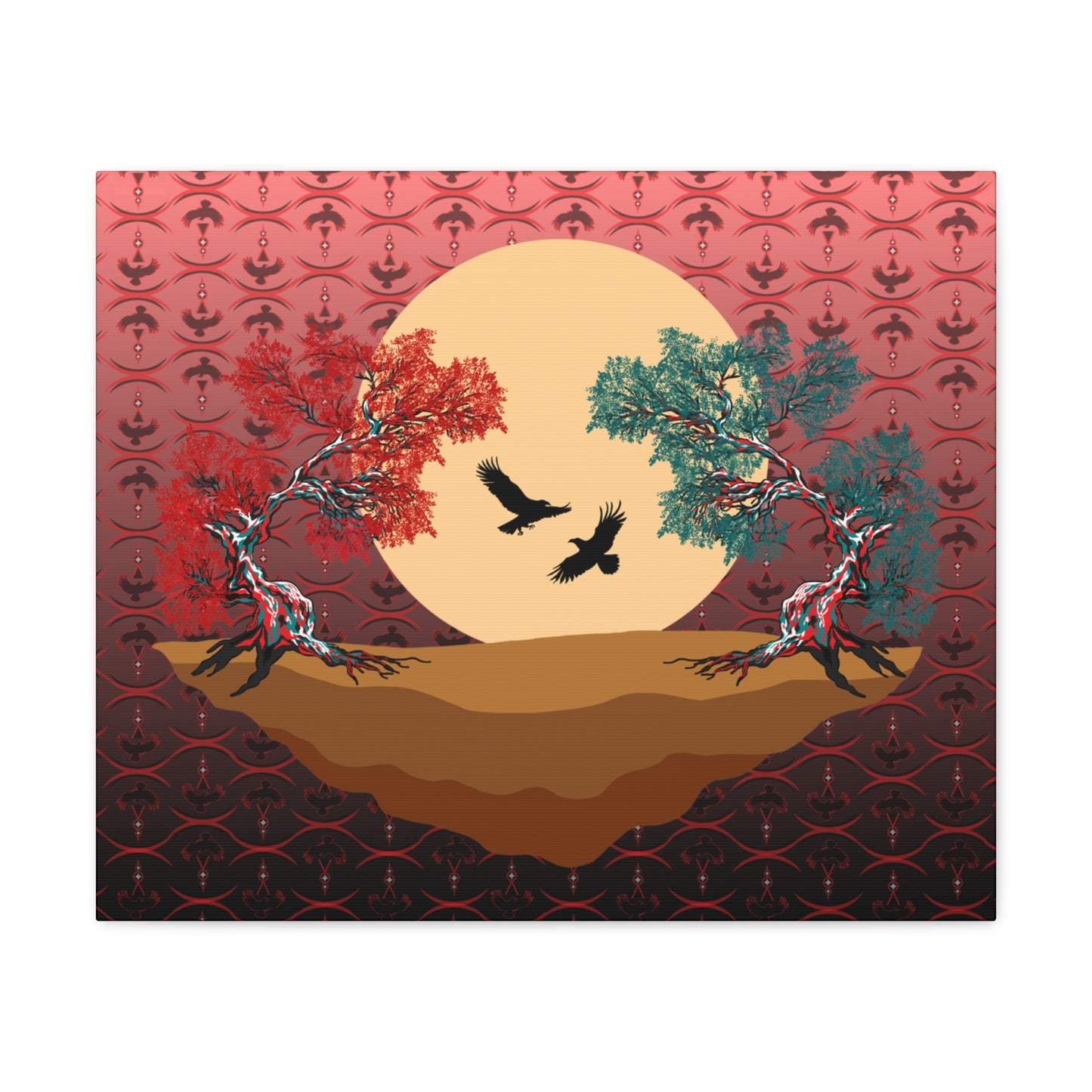 Raven Treescape Canvas