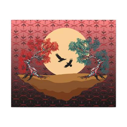 Raven Treescape Canvas