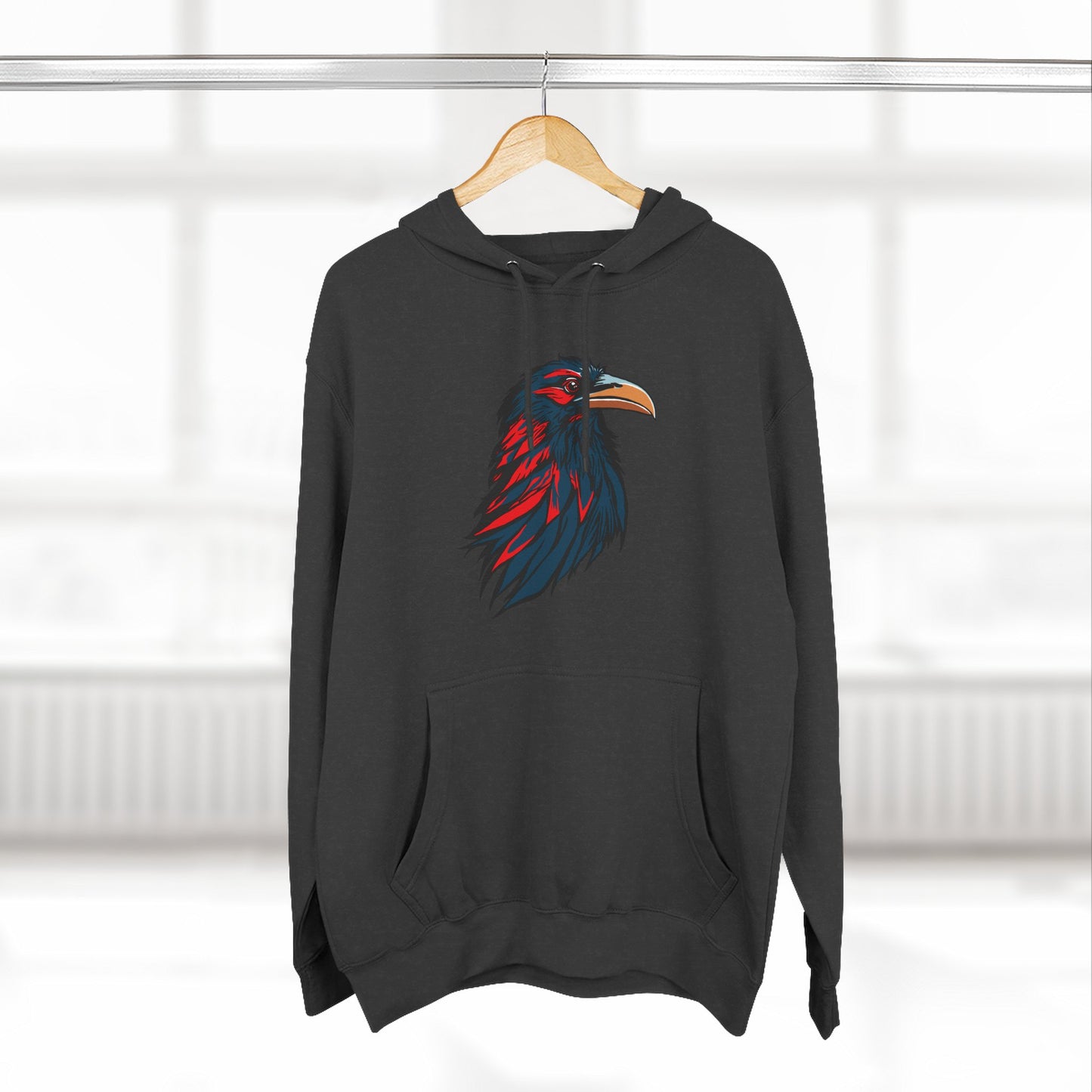 Raven Icon - Fleece Hoodie