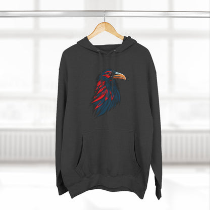 Raven Icon - Fleece Hoodie