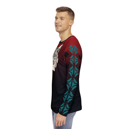 Gray Lynx Face Long-Sleeve