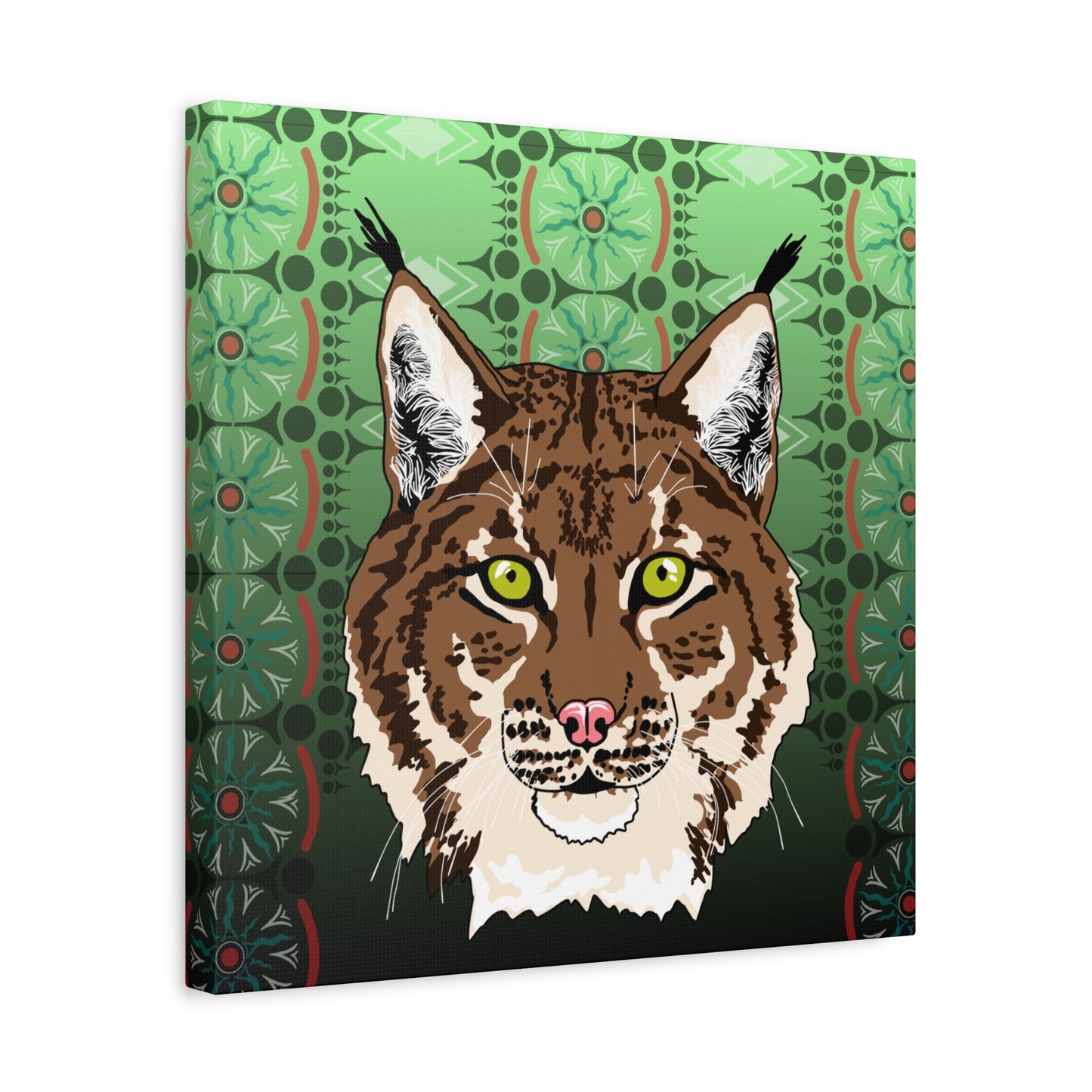 Lynx Portrait (tan) Canvas