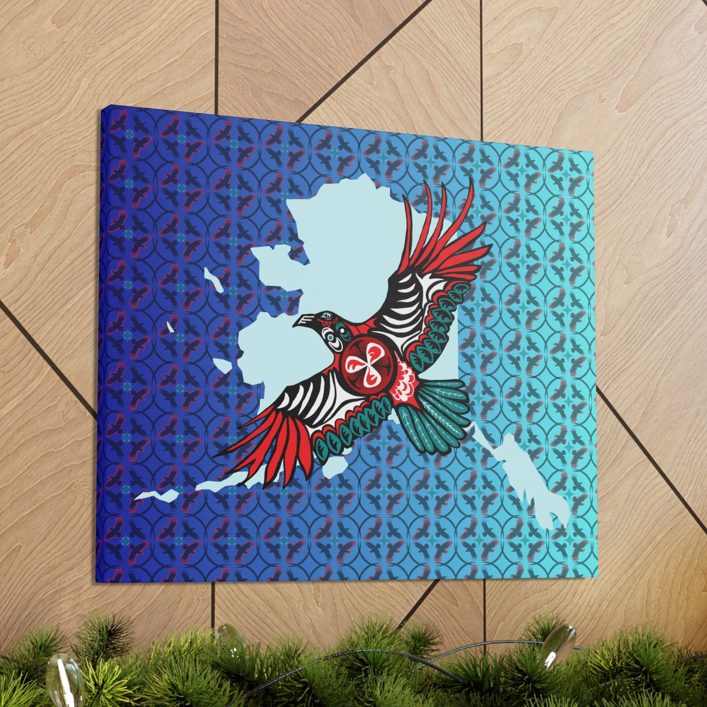 Flying Raven Canvas