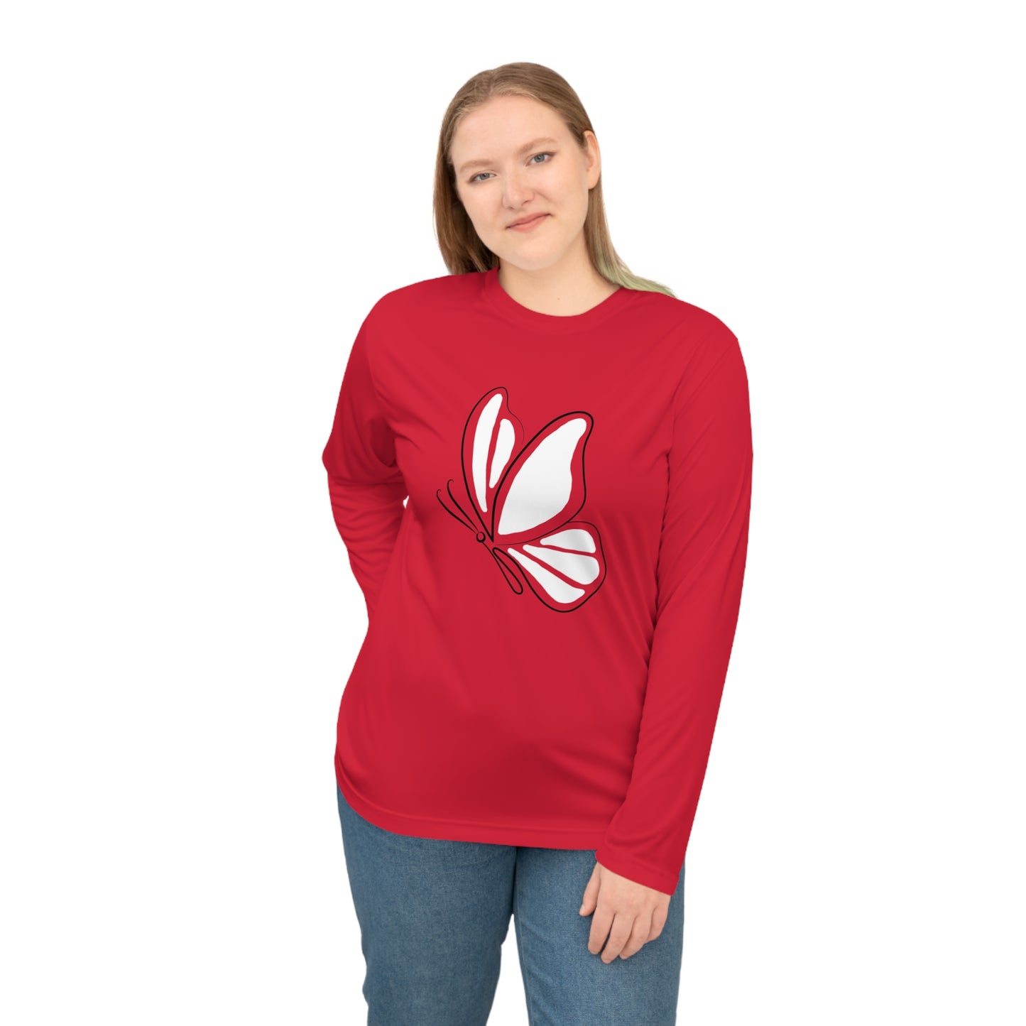 Butterfly Silhouette Long-Sleeve (Performance)