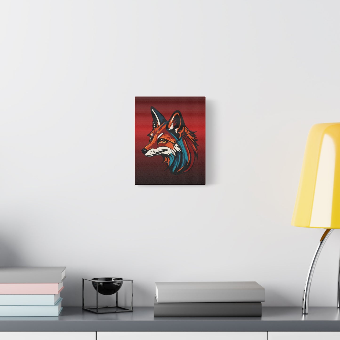 Red Fox Icon Canvas