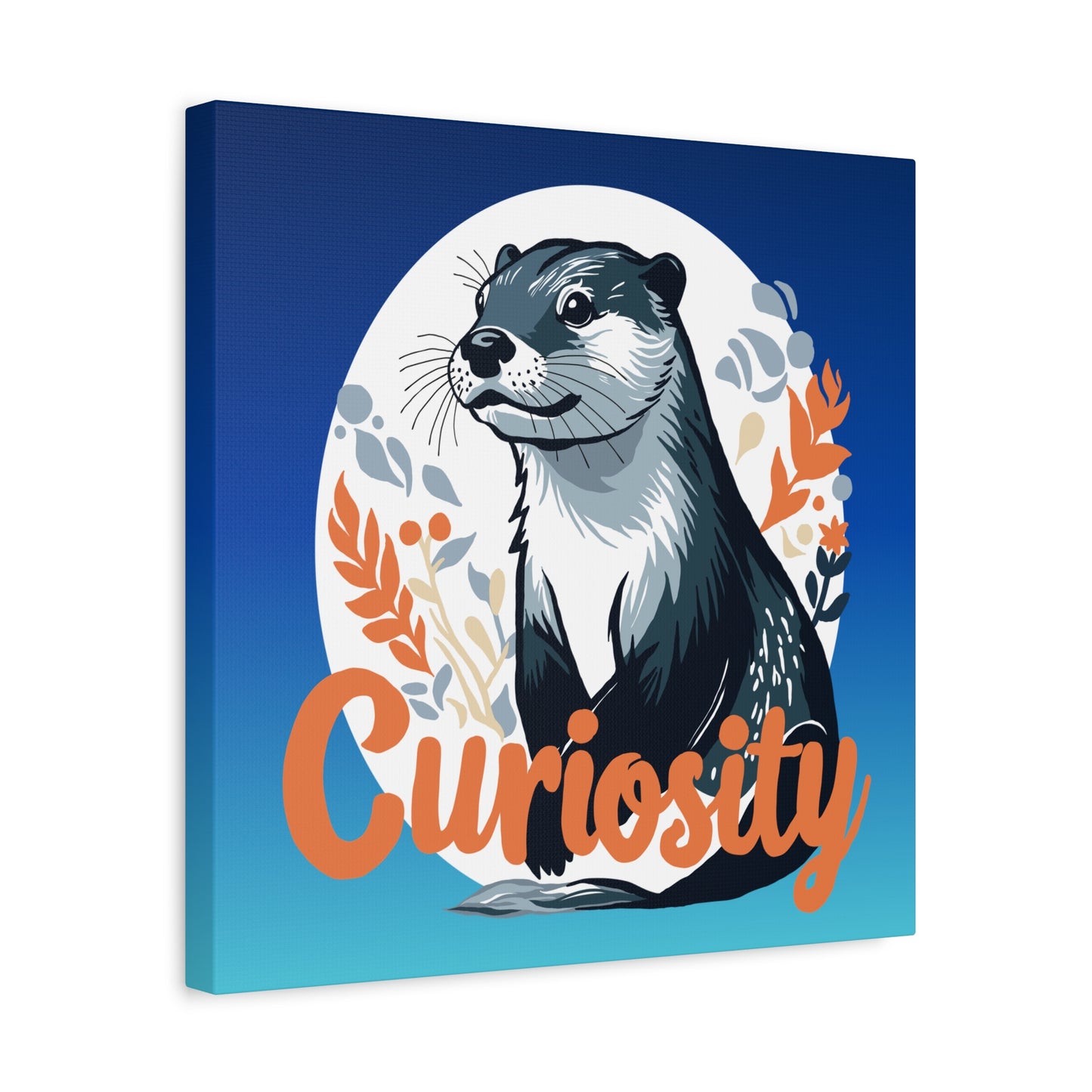 Curiosity Otter Canvas