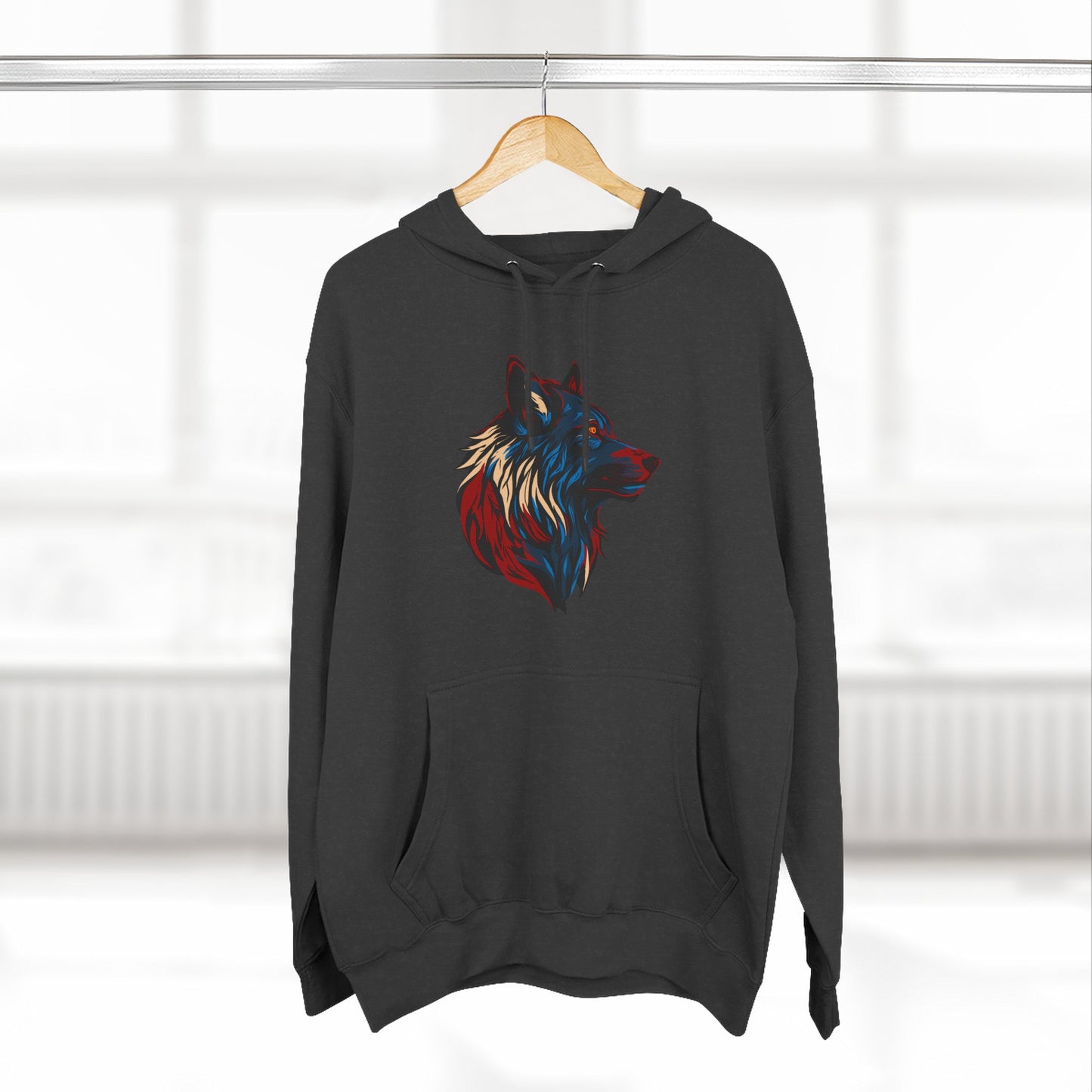 Wolf Icon - Fleece Hoodie